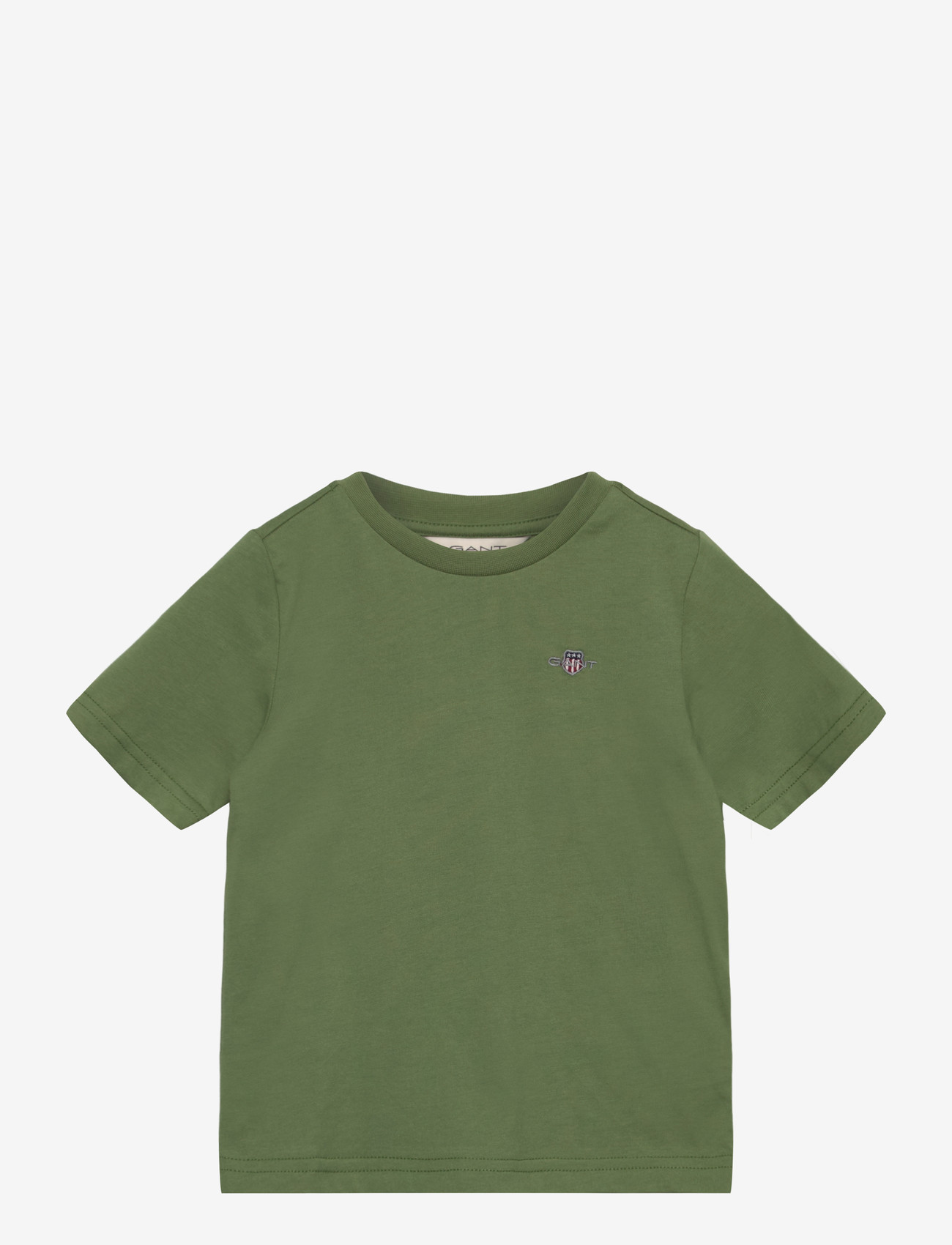 Gant Kids - Shield SS T-Shirt - kortærmede t-shirts - herb green - 0