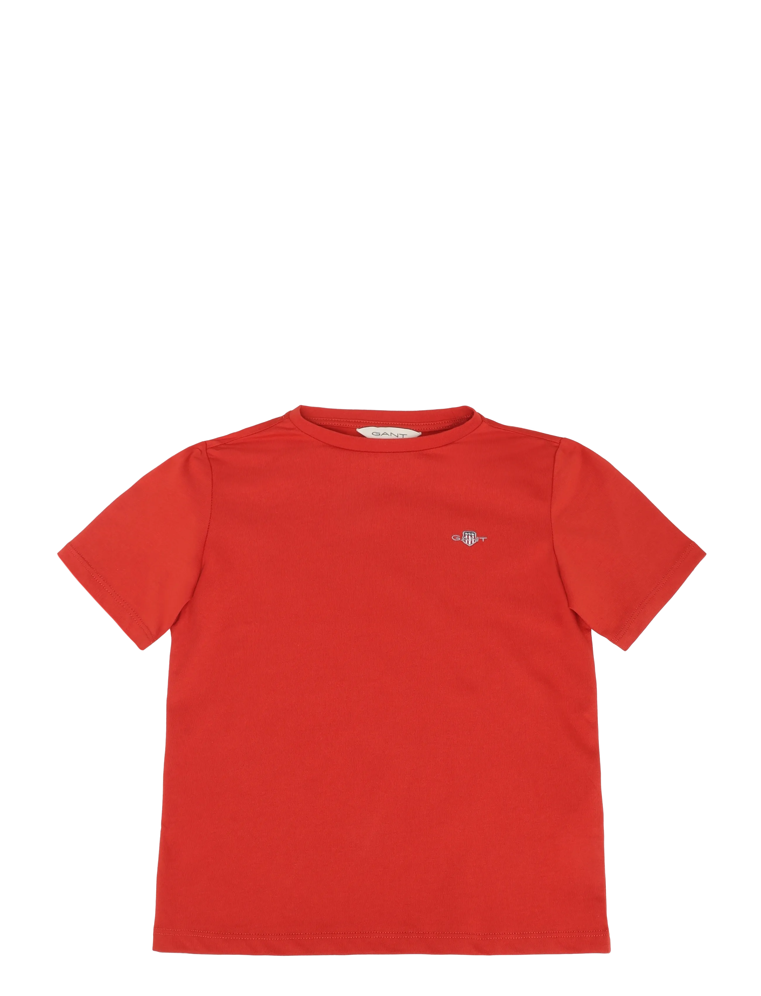Gant Kids Shield SS T-Shirt - Oberteile & T-Shirts - MAPLE FIRE / red