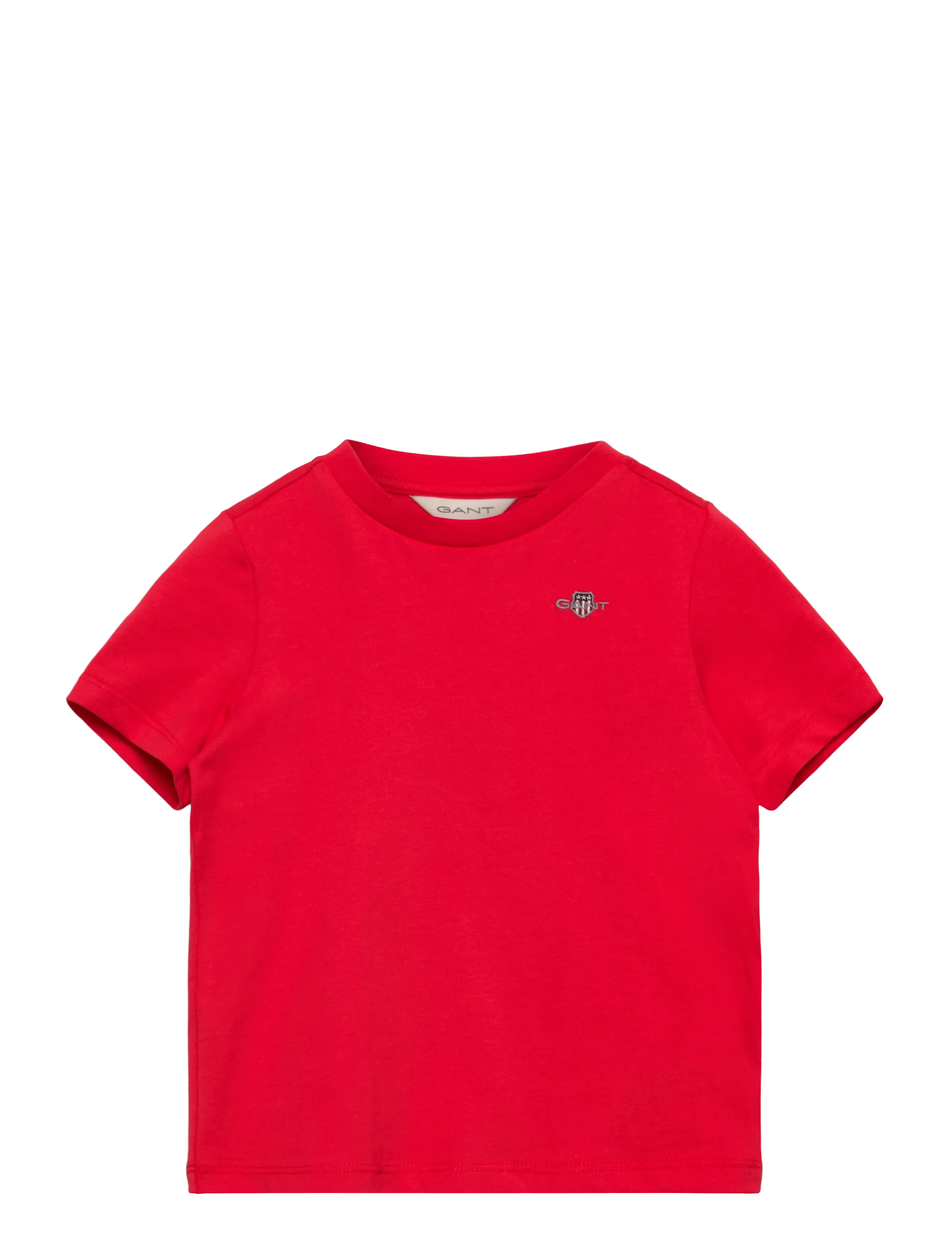 Gant Kids Shield SS T-Shirt - T-shirts - ROSE RED / red