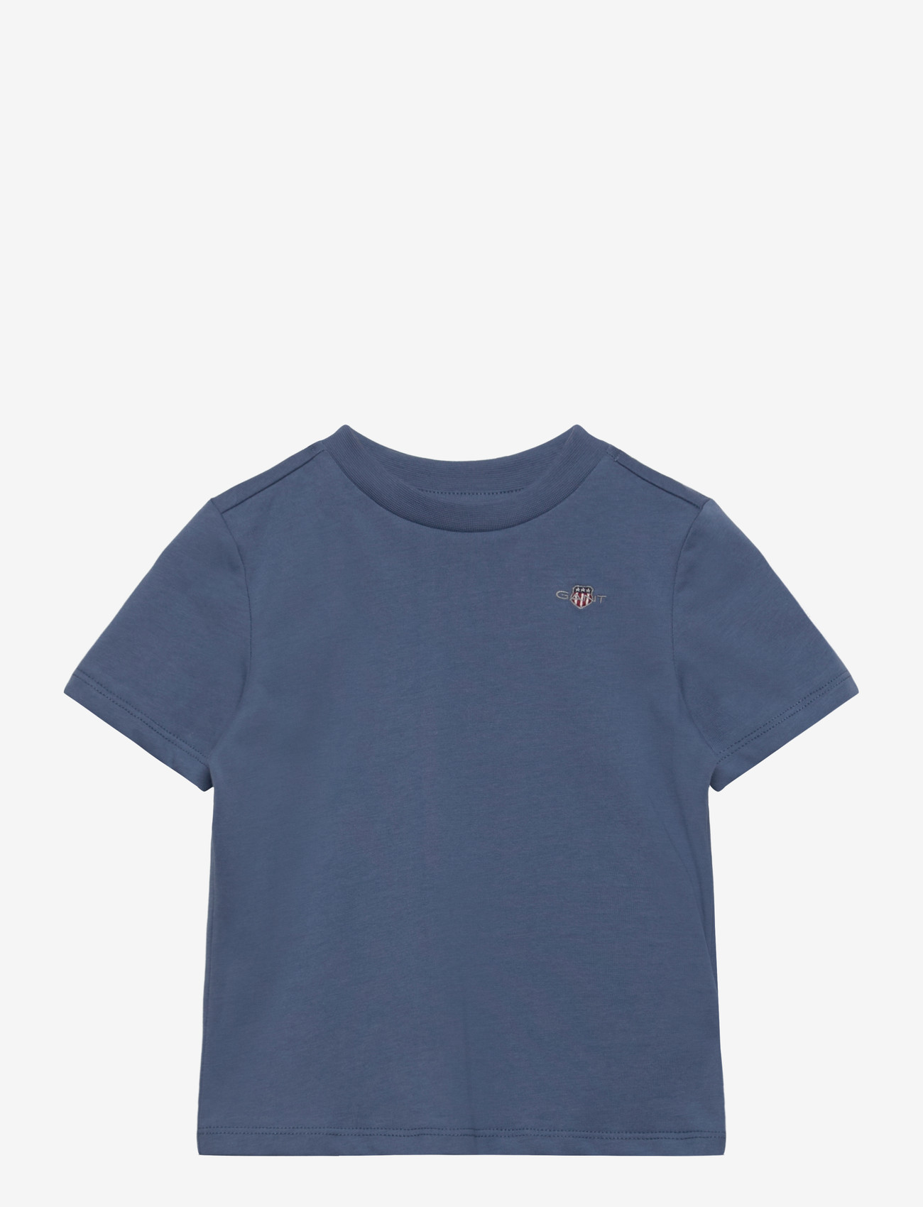 Gant Kids - Shield SS T-Shirt - kortærmede t-shirts - salty sea - 0