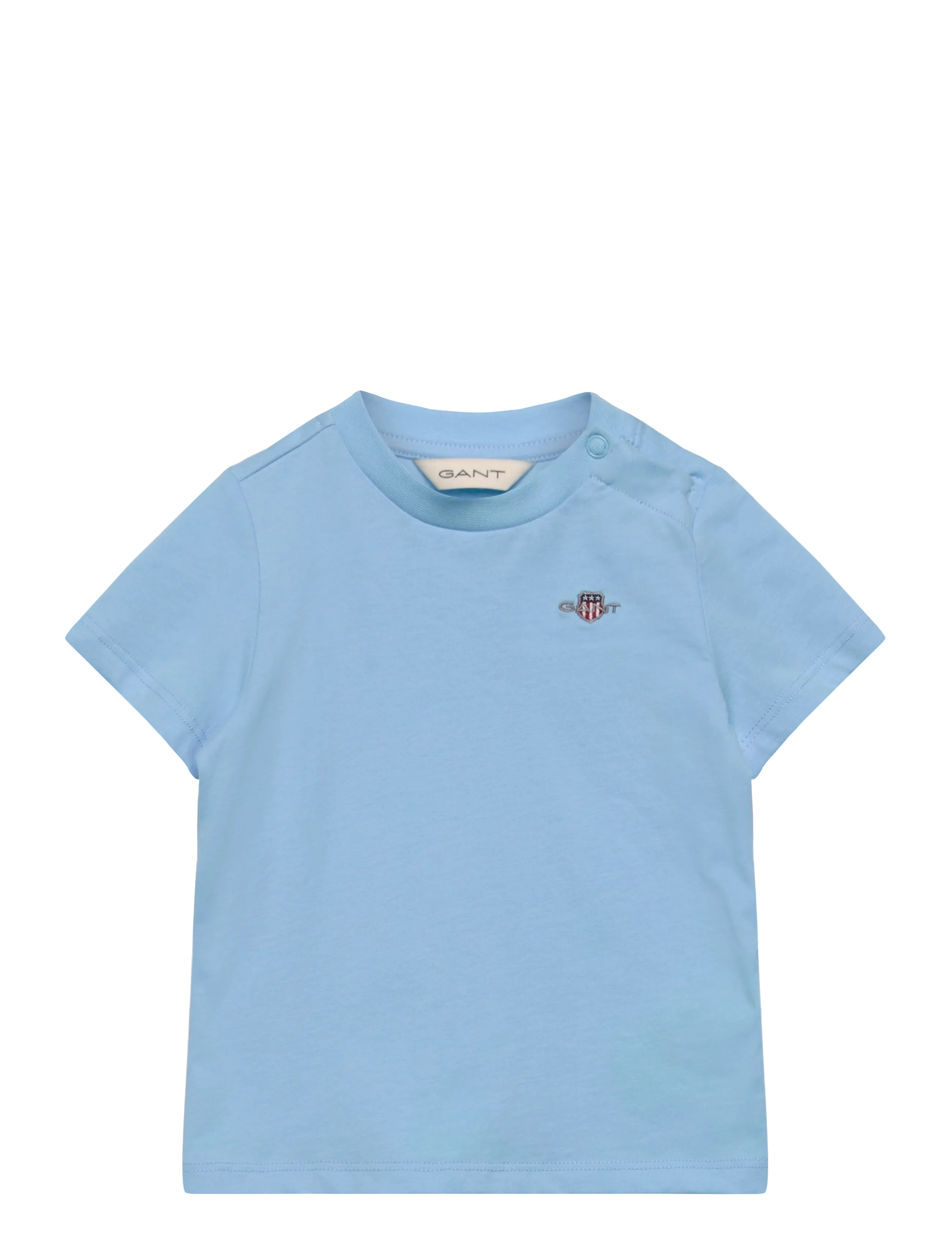 Gant Kids Shield SS T-Shirt - T-shirts - SKY BLUE / blue