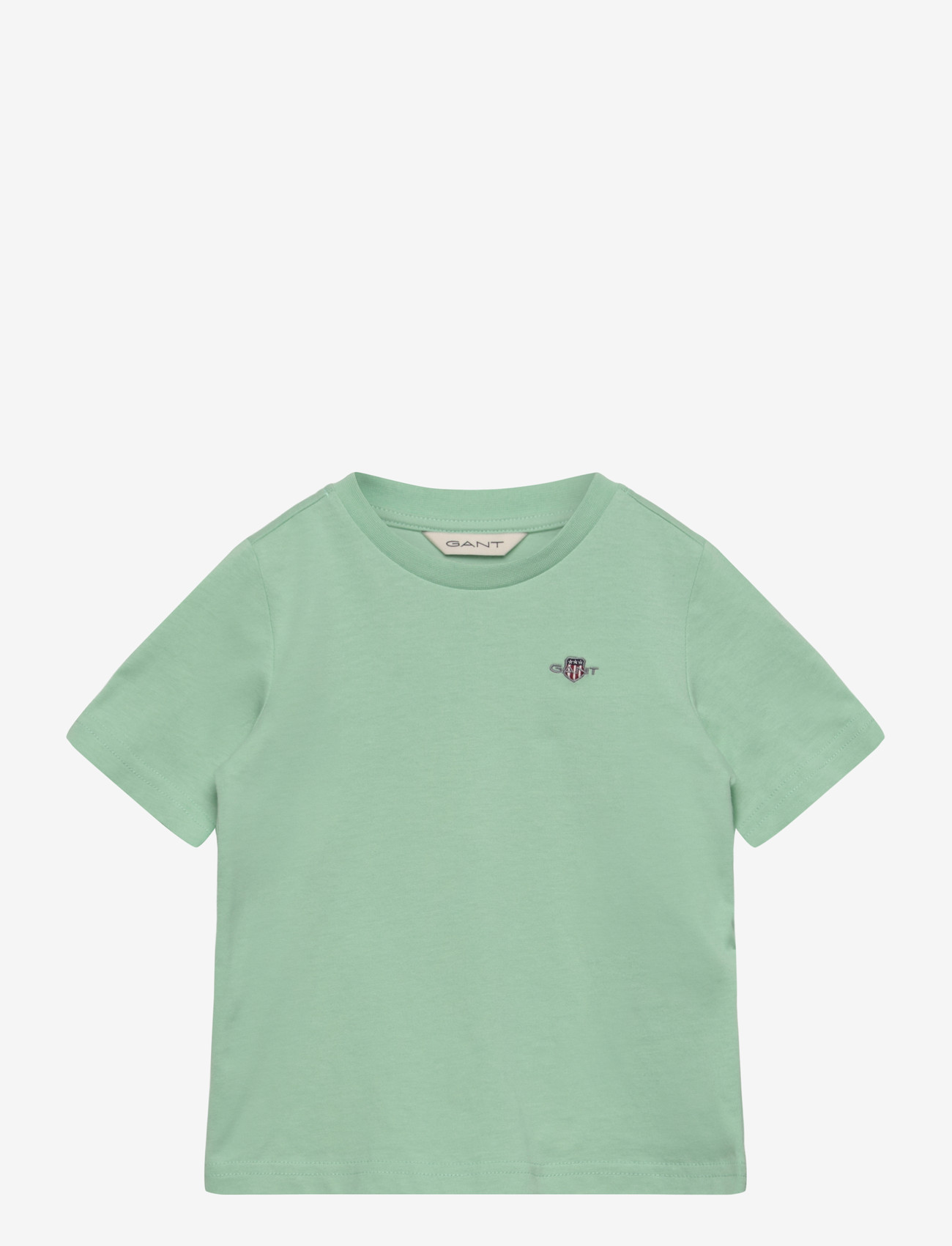 Gant Kids - Shield SS T-Shirt - kortærmede t-shirts - washed turquoise - 0