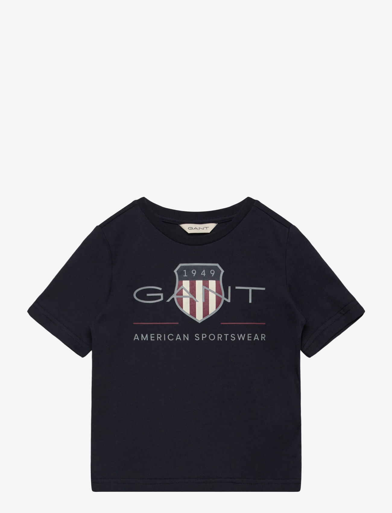 Gant Kids - Archive Shield SS T-Shirt - kortærmede t-shirts - evening blue - 0