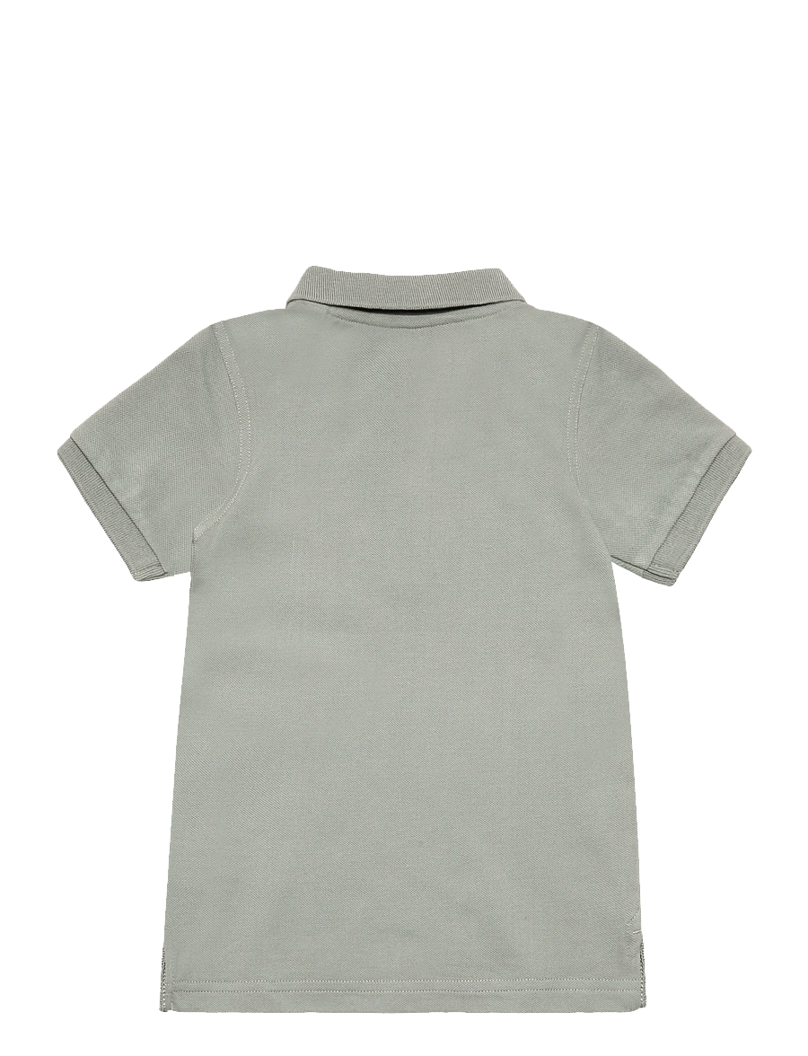 Gant Kids - Shield Pique SS Polo Shirt - kortærmede poloer - ceramic grey - 1