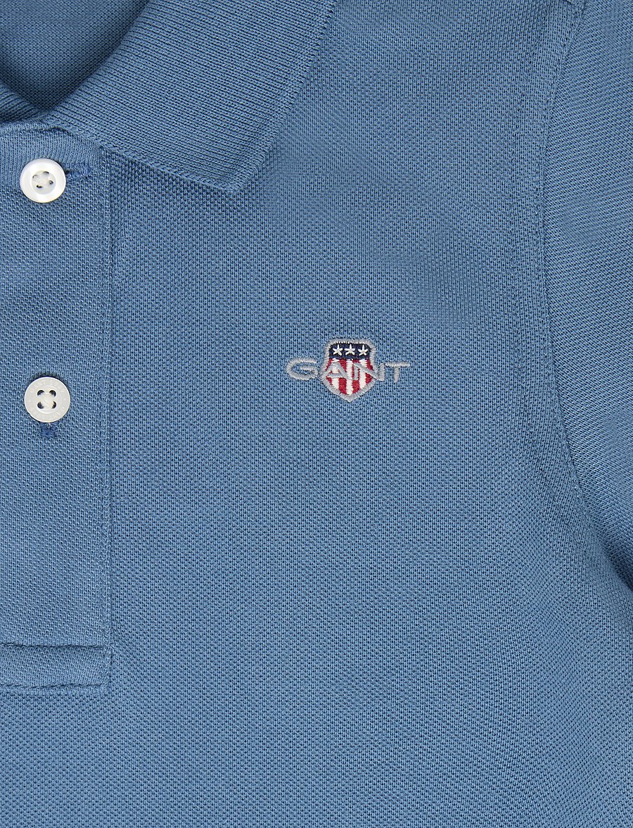 Gant Kids - Shield Pique SS Polo Shirt - kurzärmelig - salty sea - 2