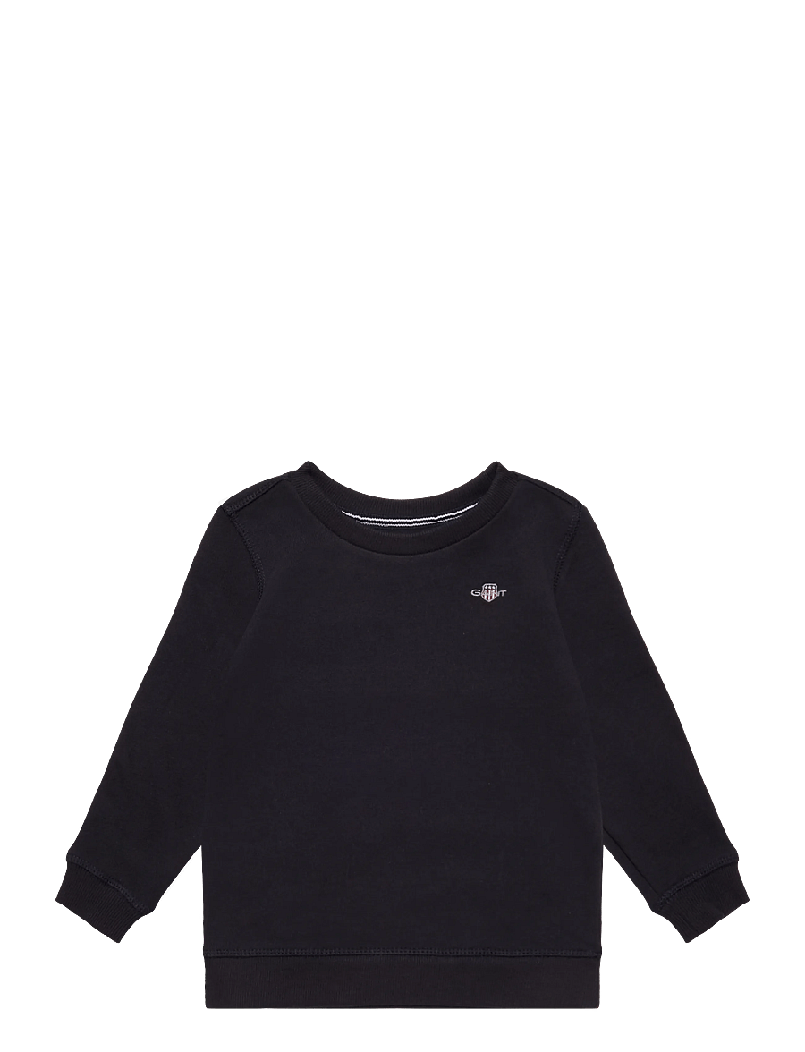 Gant Kids - Shield Crew Neck Sweatshirt - sweatshirts - evening blue - 0