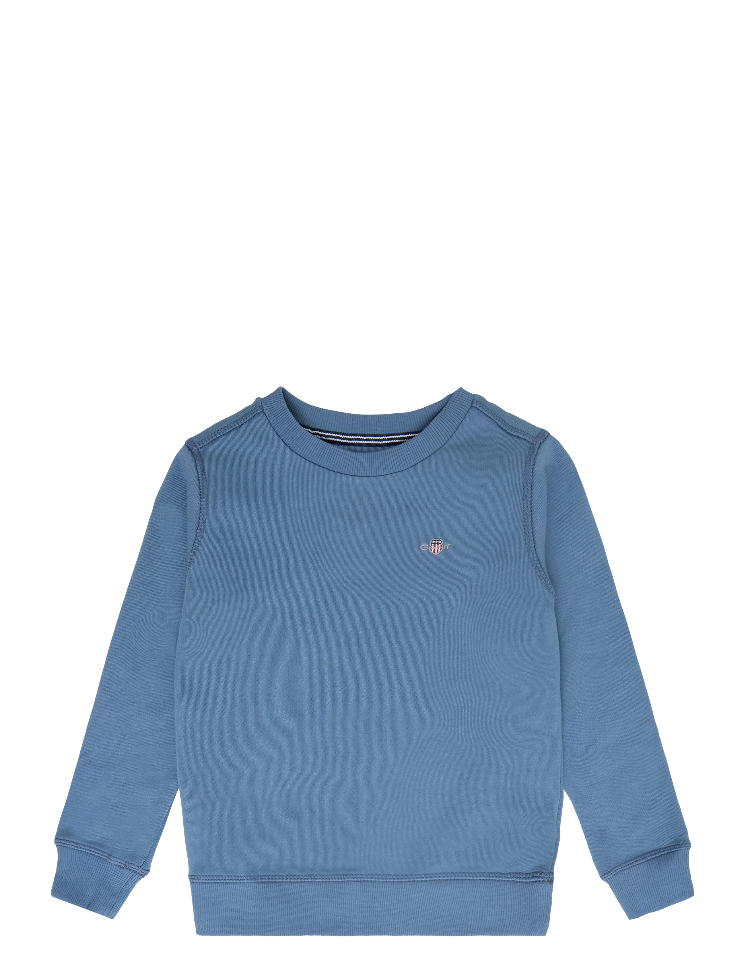 Gant Kids Shield Crew Neck Sweatshirt - Tops - SALTY SEA / blue