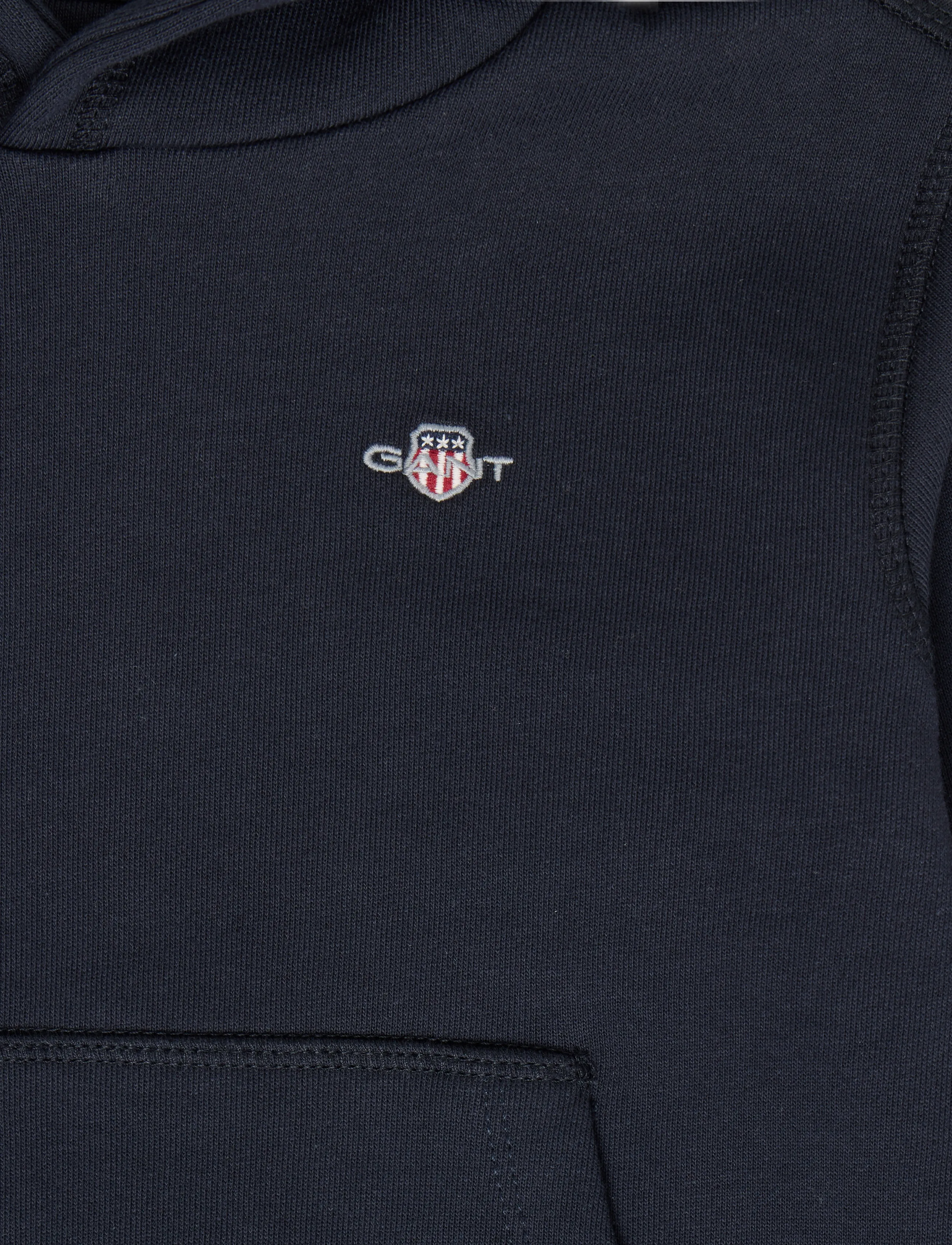 Gant Kids - Shield Hoodie - kapuutsiga dressipluusid - evening blue - 2