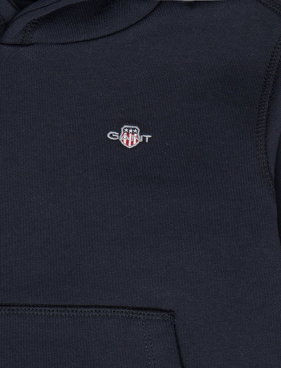 Gant Kids - Shield Hoodie - huvtröjor - evening blue - 2