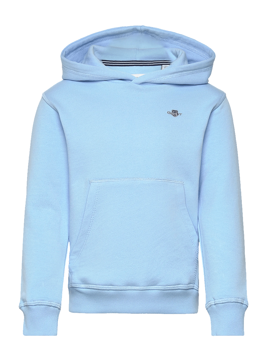 Gant Kids - Shield Hoodie - hættetrøjer - sky blue - 0
