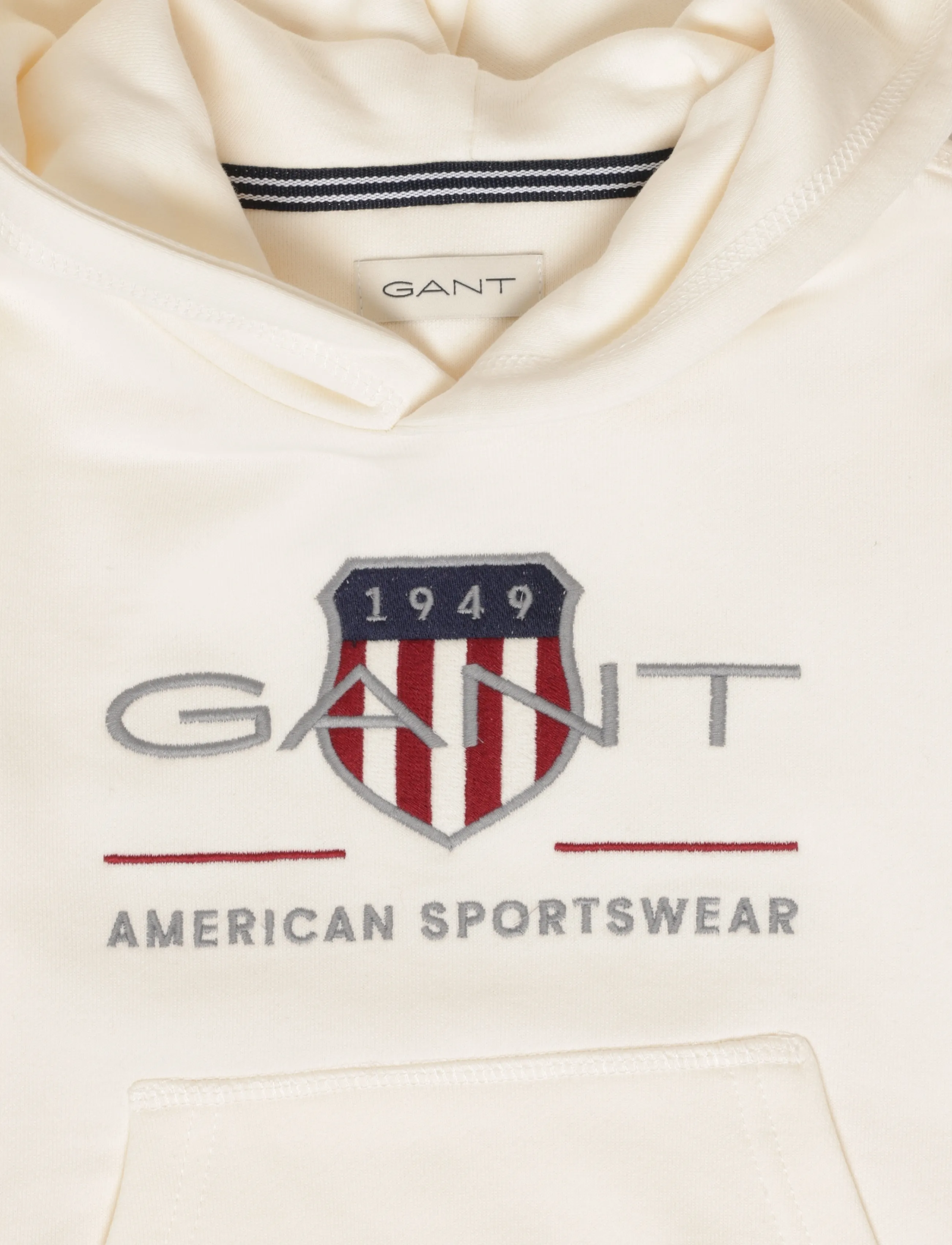 Gant Kids - Archive Shield Hoodie - hættetrøjer - eggshell - 2