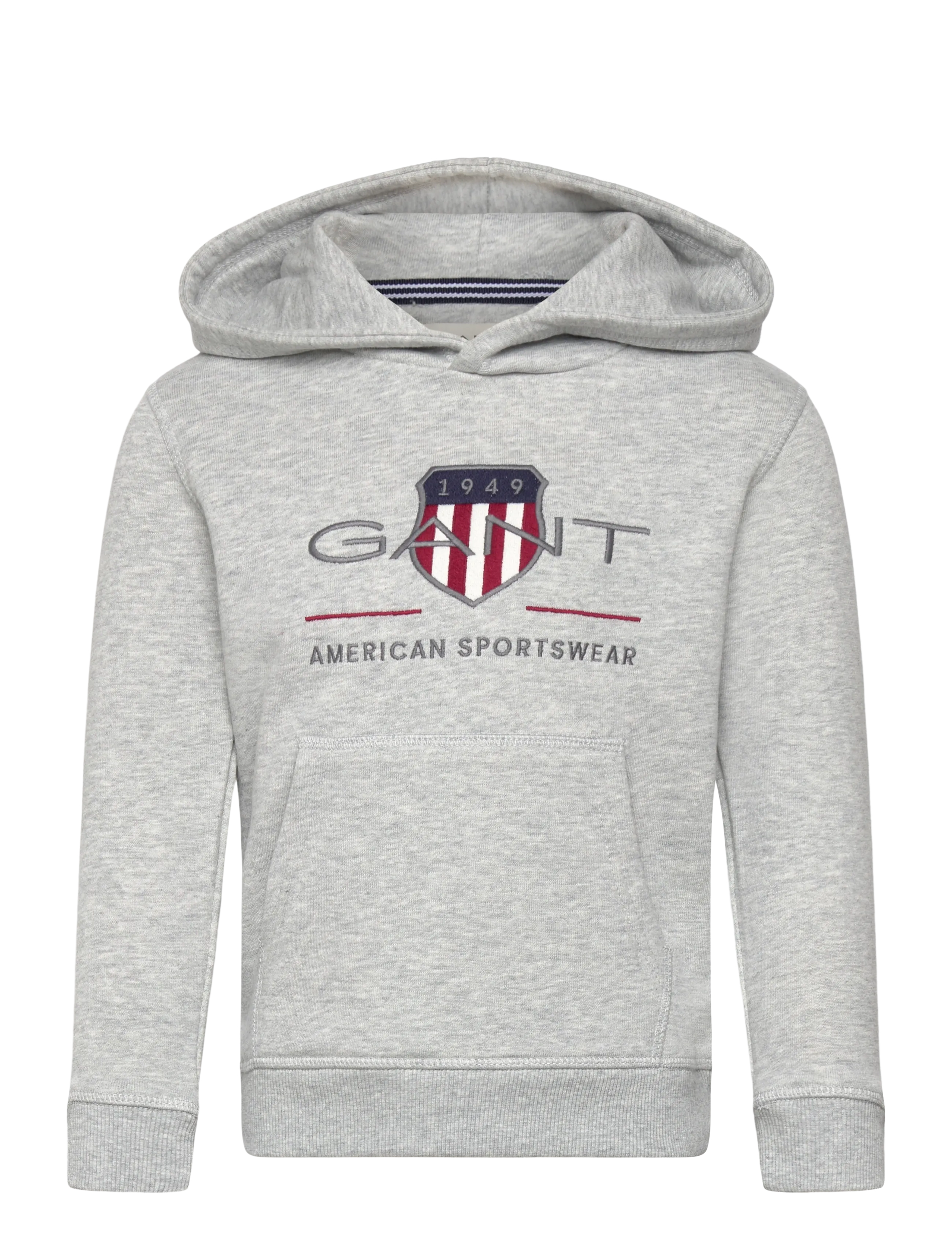 Gant Kids Archive Shield Hoodie - Overdele - GREY MELANGE / grey