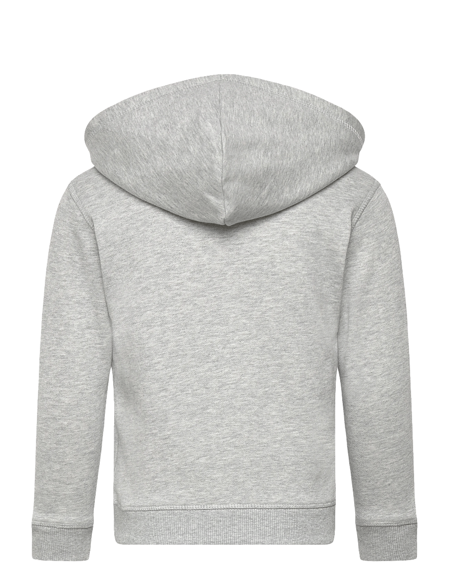 Gant Kids - Archive Shield Hoodie - huvtröjor - grey melange - 1