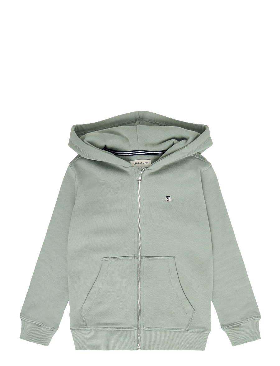 Gant Kids - Shield Full Zip Hoodie - ceramic grey - 0