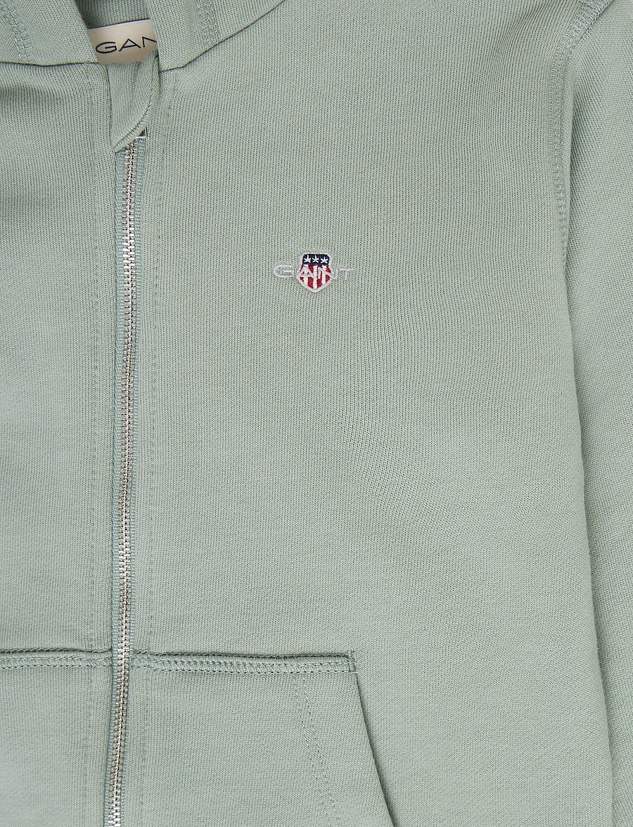 Gant Kids - Shield Full Zip Hoodie - ceramic grey - 2