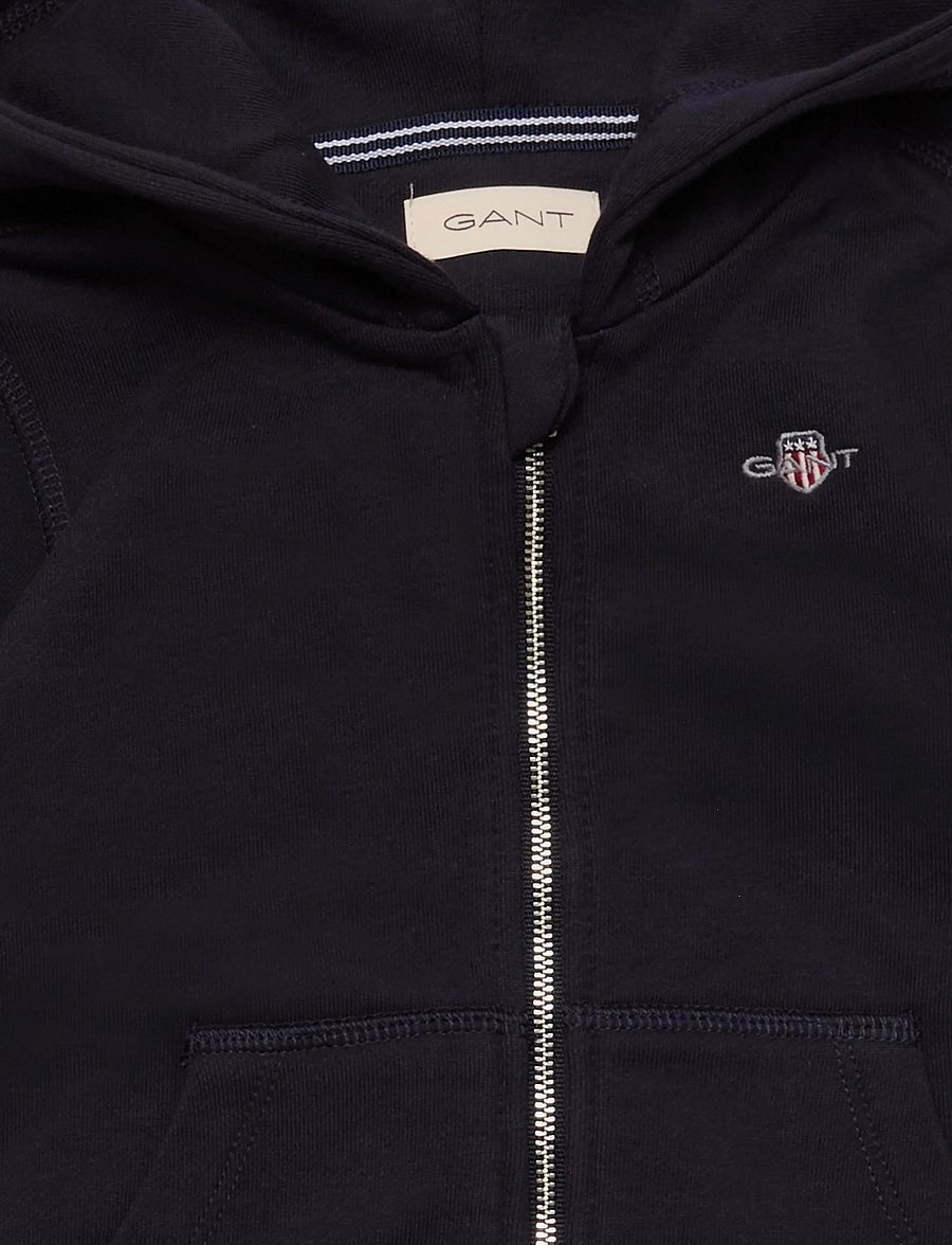 Gant Kids - Shield Full Zip Hoodie - kapuzenpullover - evening blue - 2