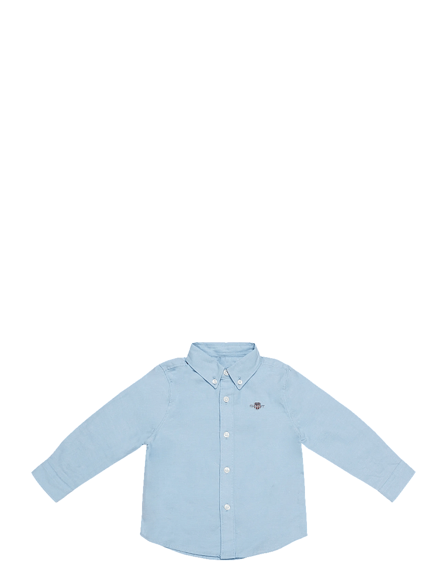 Gant Kids - Shield Oxford Shirt - långärmade skjortor - sky blue - 0