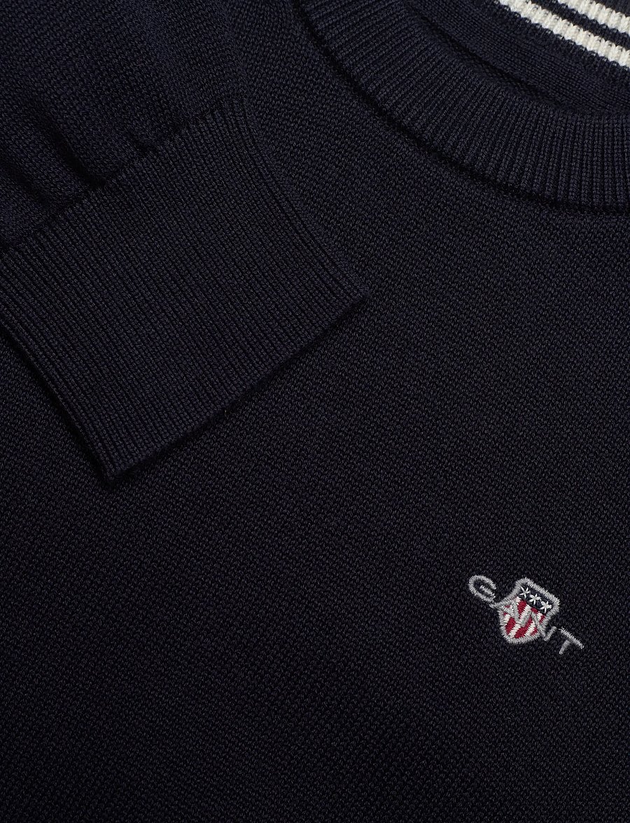 Gant Kids - Shield Cotton Crew Neck Sweater - pullover - evening blue - 2