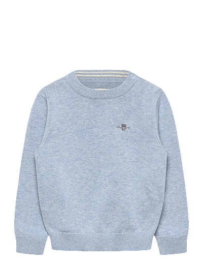 Shield Cotton Crew Neck Sweater