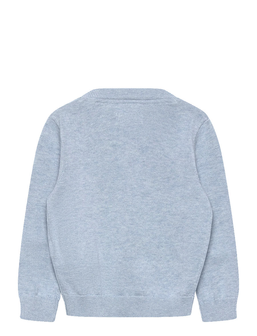 Gant Kids - Shield Cotton Crew Neck Sweater - pullover - sky blue marl - 1