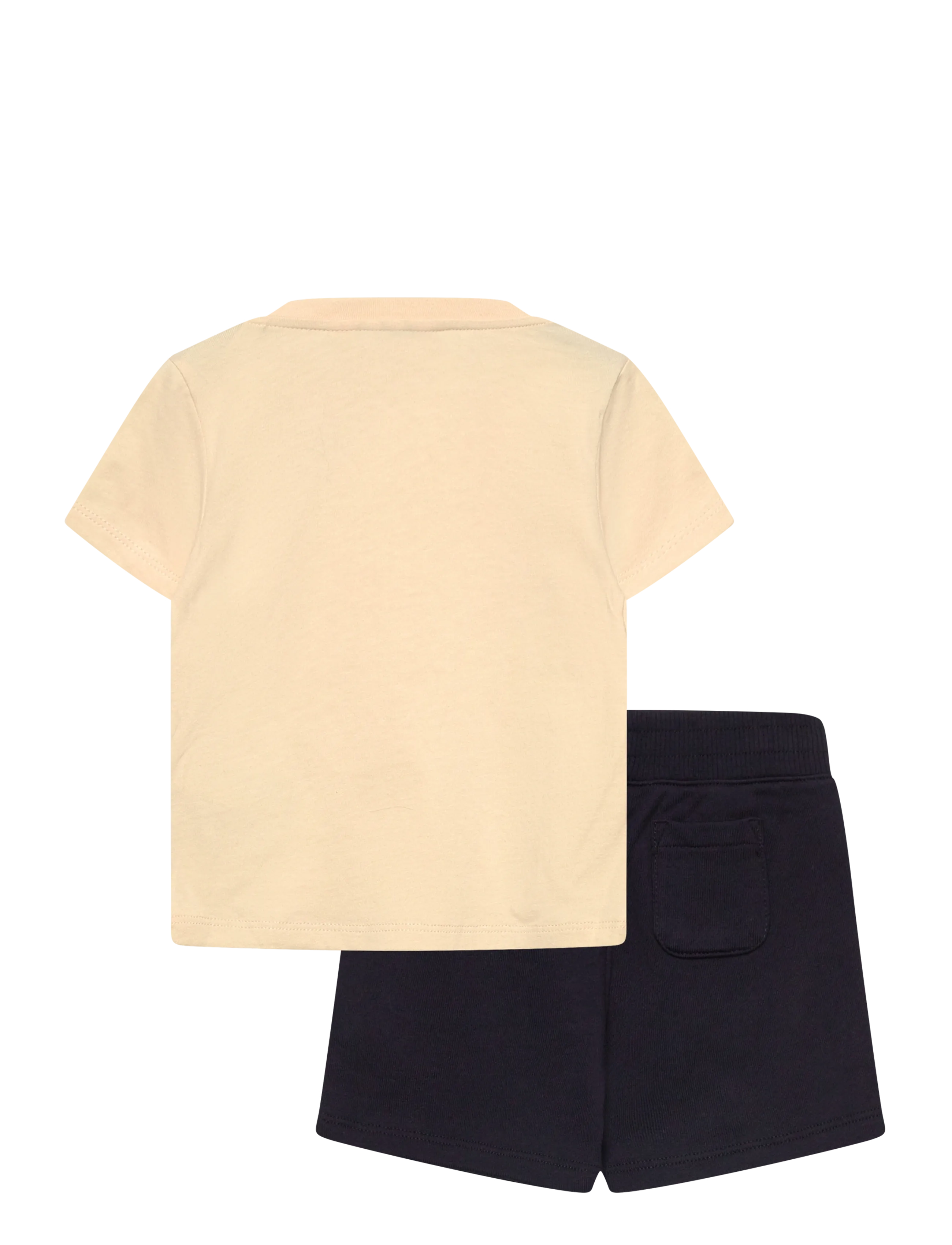 Gant Kids - Shield SS T-Shirt and Sweatshort Set - sæt med kortærmet t-shirt - creamed white - 1
