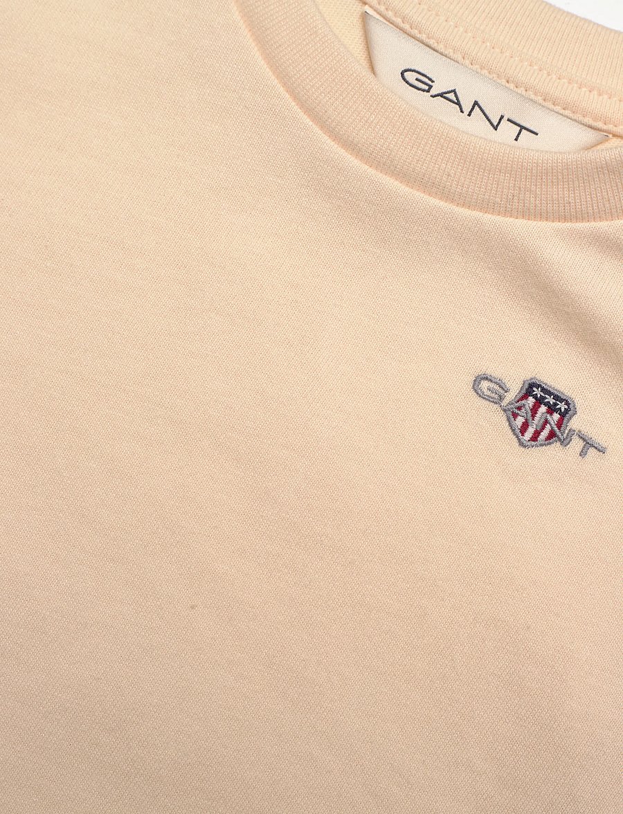 Gant Kids - Shield SS T-Shirt and Sweatshort Set - sets mit kurzärmeligem t-shirt - creamed white - 5