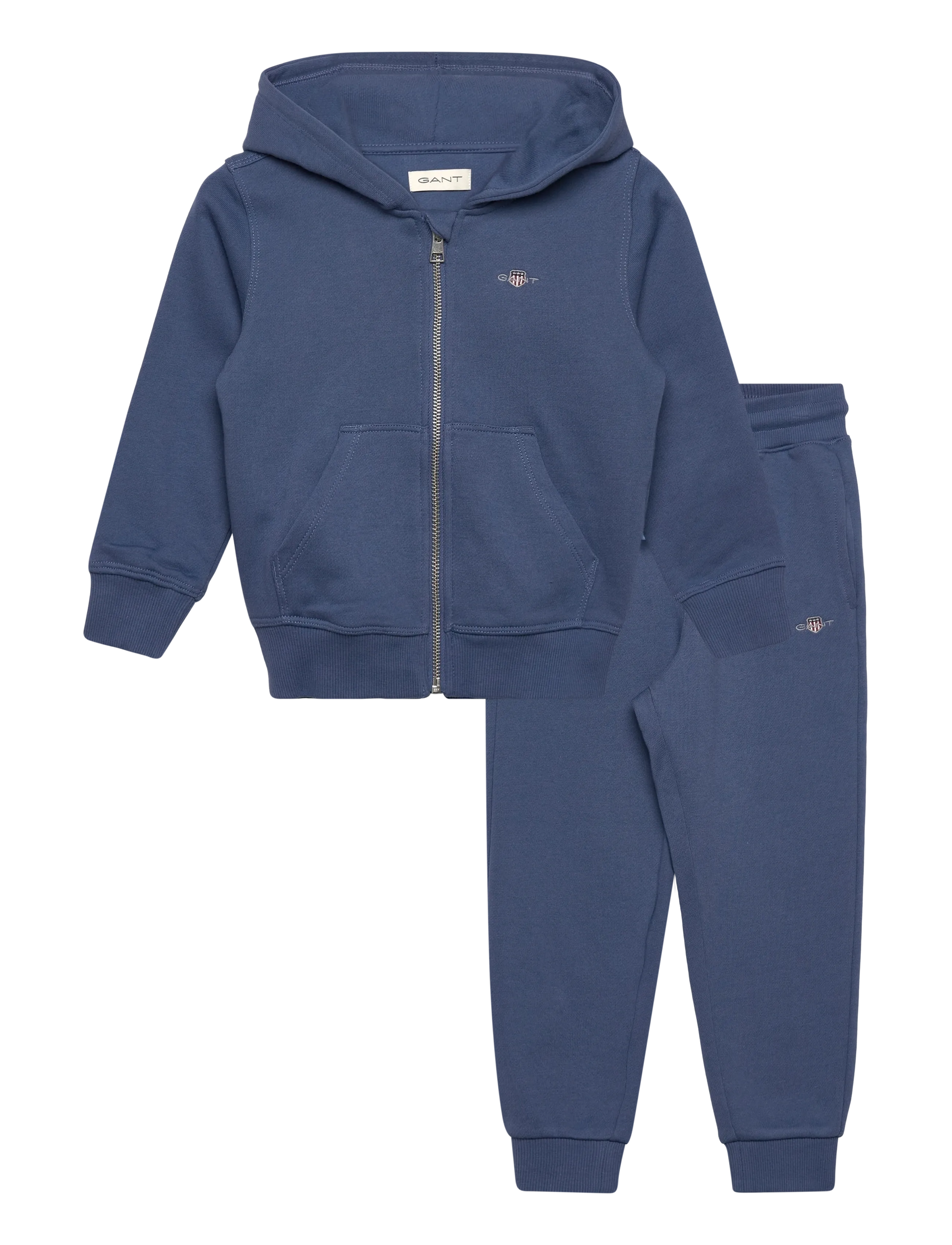 Gant Kids "Shield Full Zip Hoodie, Sweatpant Set" - Joggingset - SALTY SEA / blue