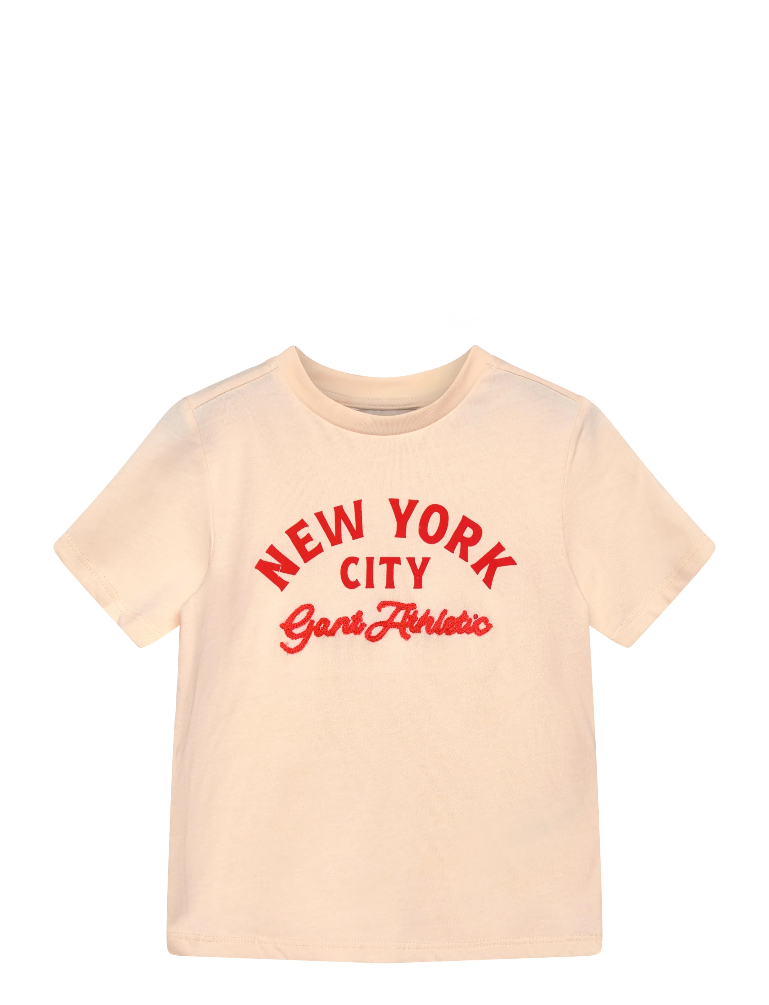 Gant Kids College SS T-Shirt - Oberteile & T-Shirts - CREAMED WHITE / white