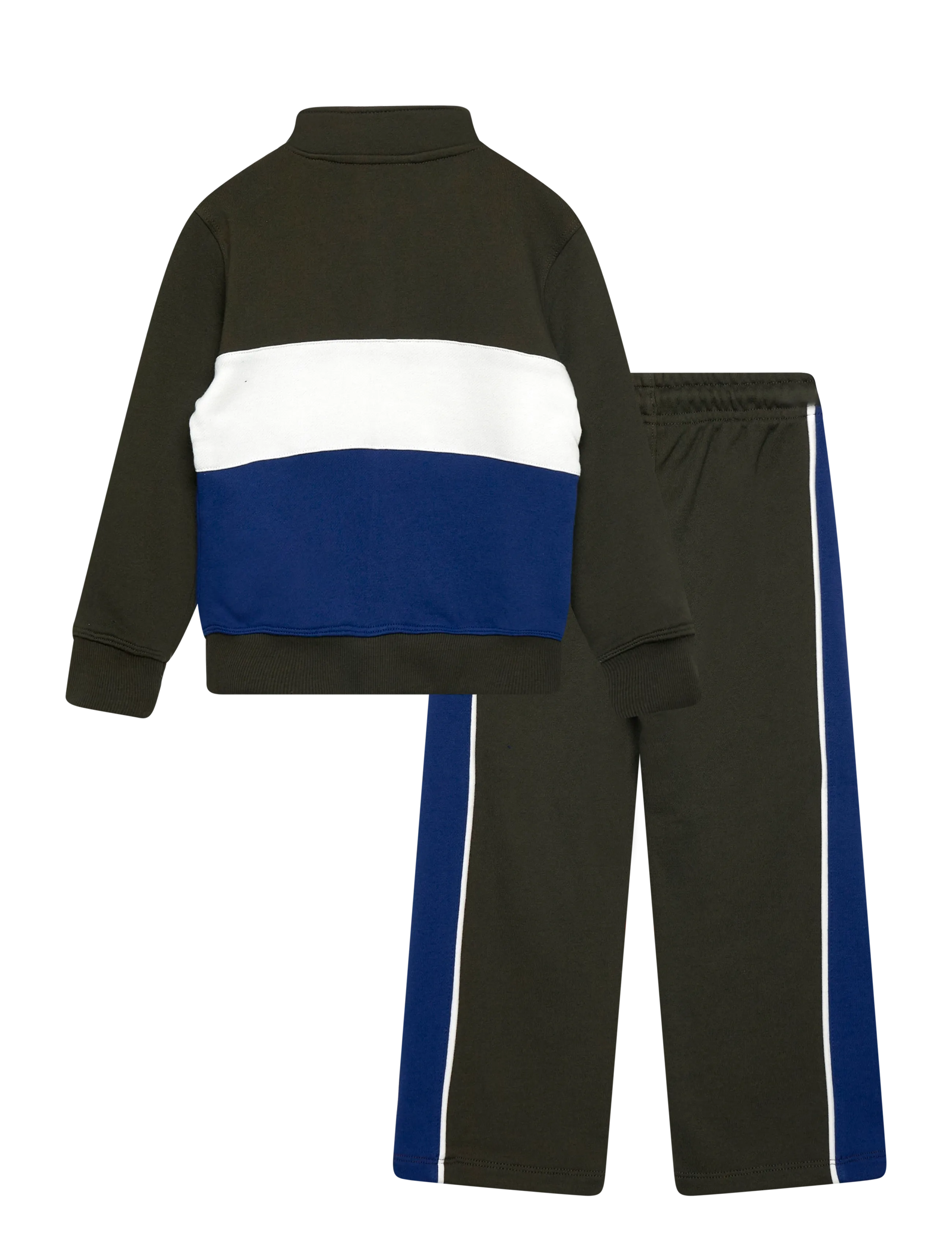Gant Kids - Graphic Half Zip & Sweatpant Set - joggingset - dark moss green - 1