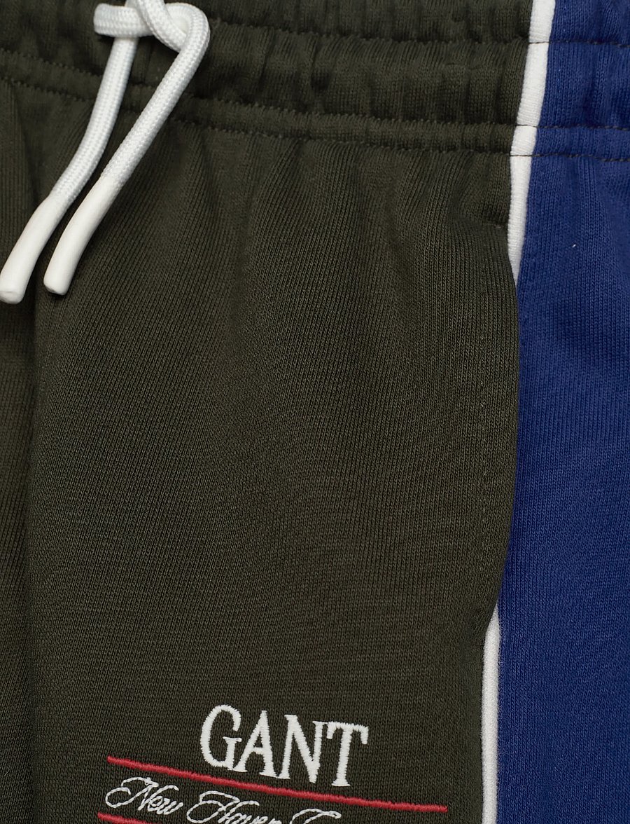 Gant Kids - Graphic Half Zip & Sweatpant Set - joggingset - dark moss green - 3