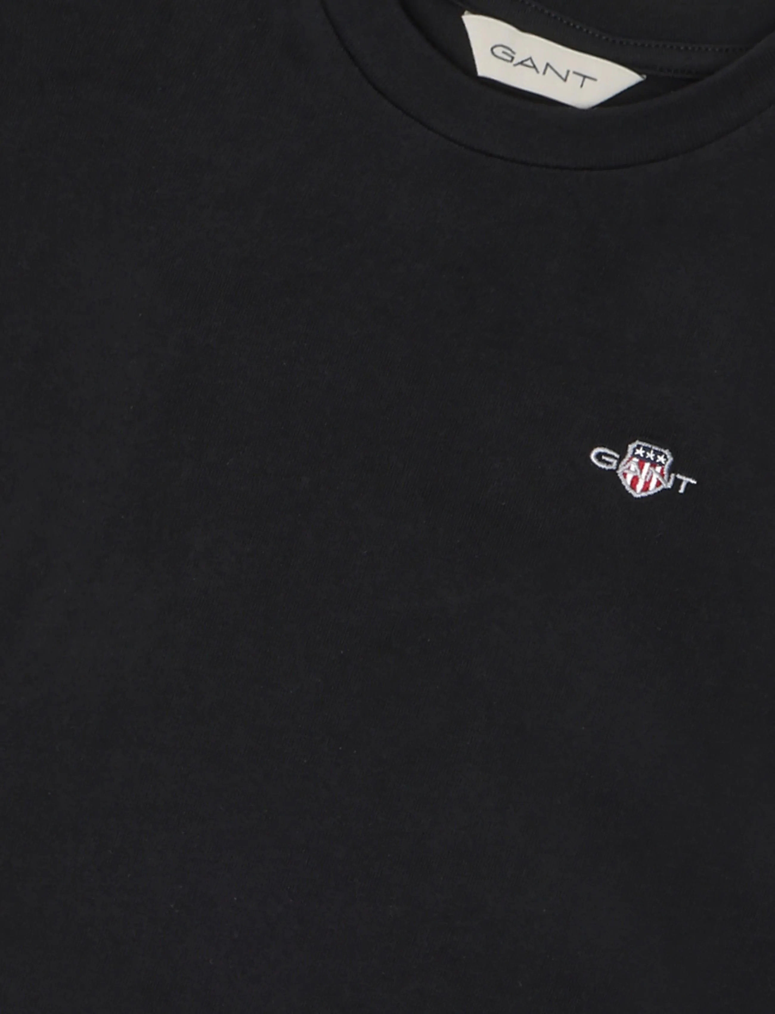 Gant Kids - Shield SS T-Shirt - kortärmade t-shirts - black - 2