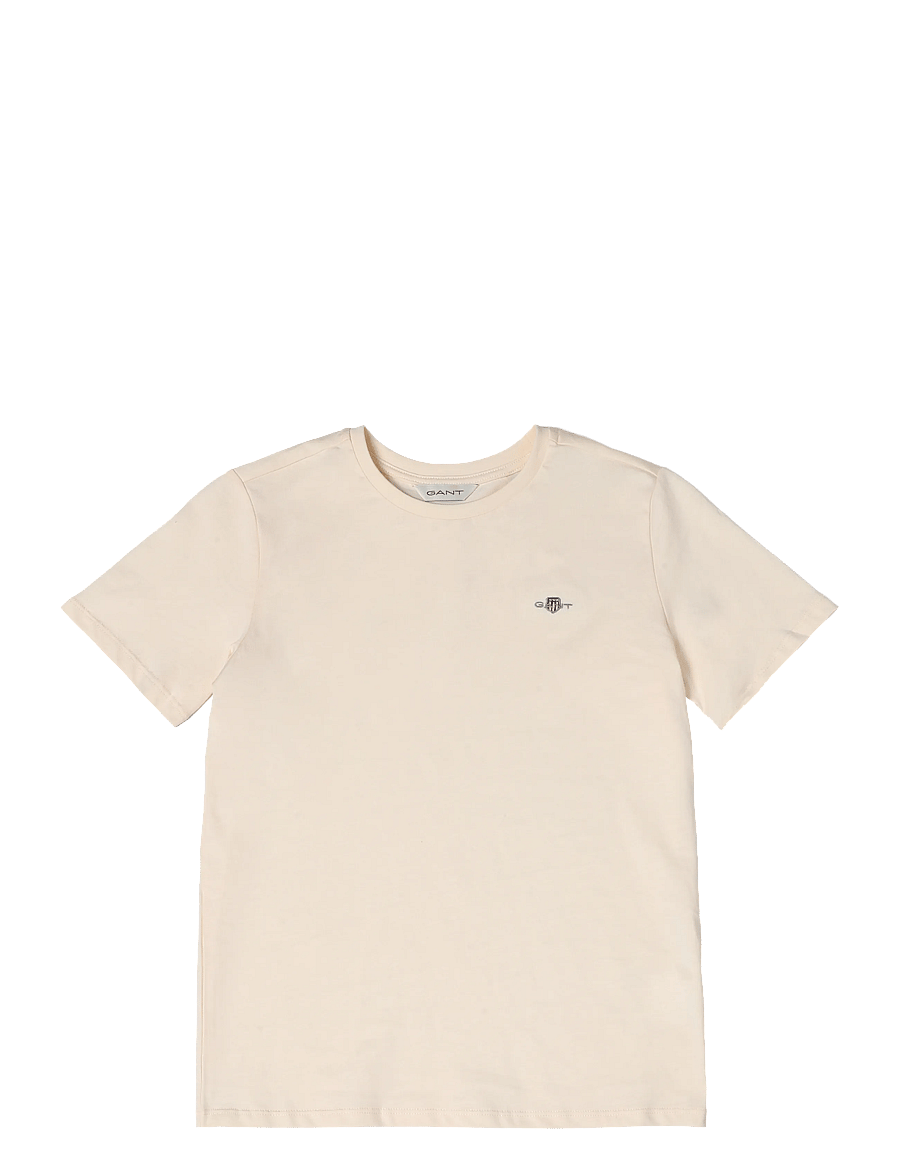 Gant Kids - Shield SS T-Shirt - kurzärmelige - creamed white - 0