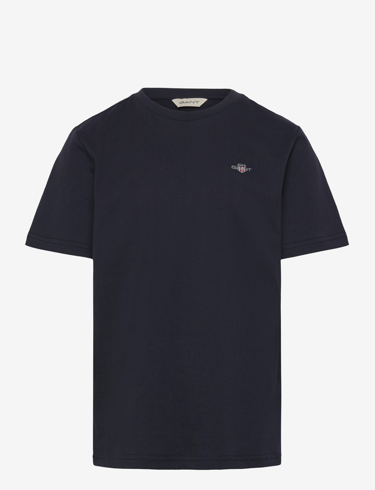 Gant Kids - Shield SS T-Shirt - kortærmede t-shirts - evening blue - 0