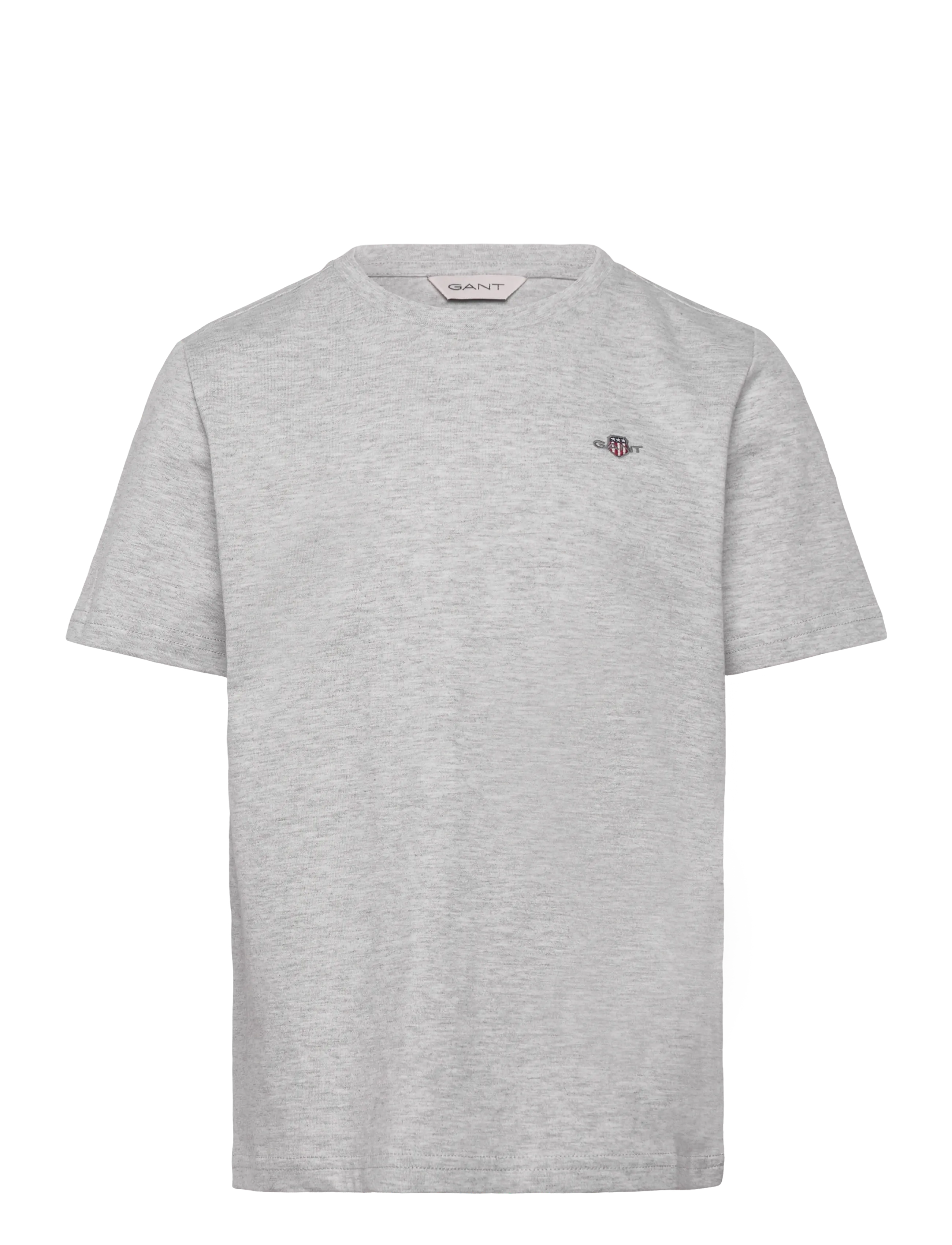 Gant Kids Shield SS T-Shirt - Topper & T-skjorter - GREY MELANGE / grey