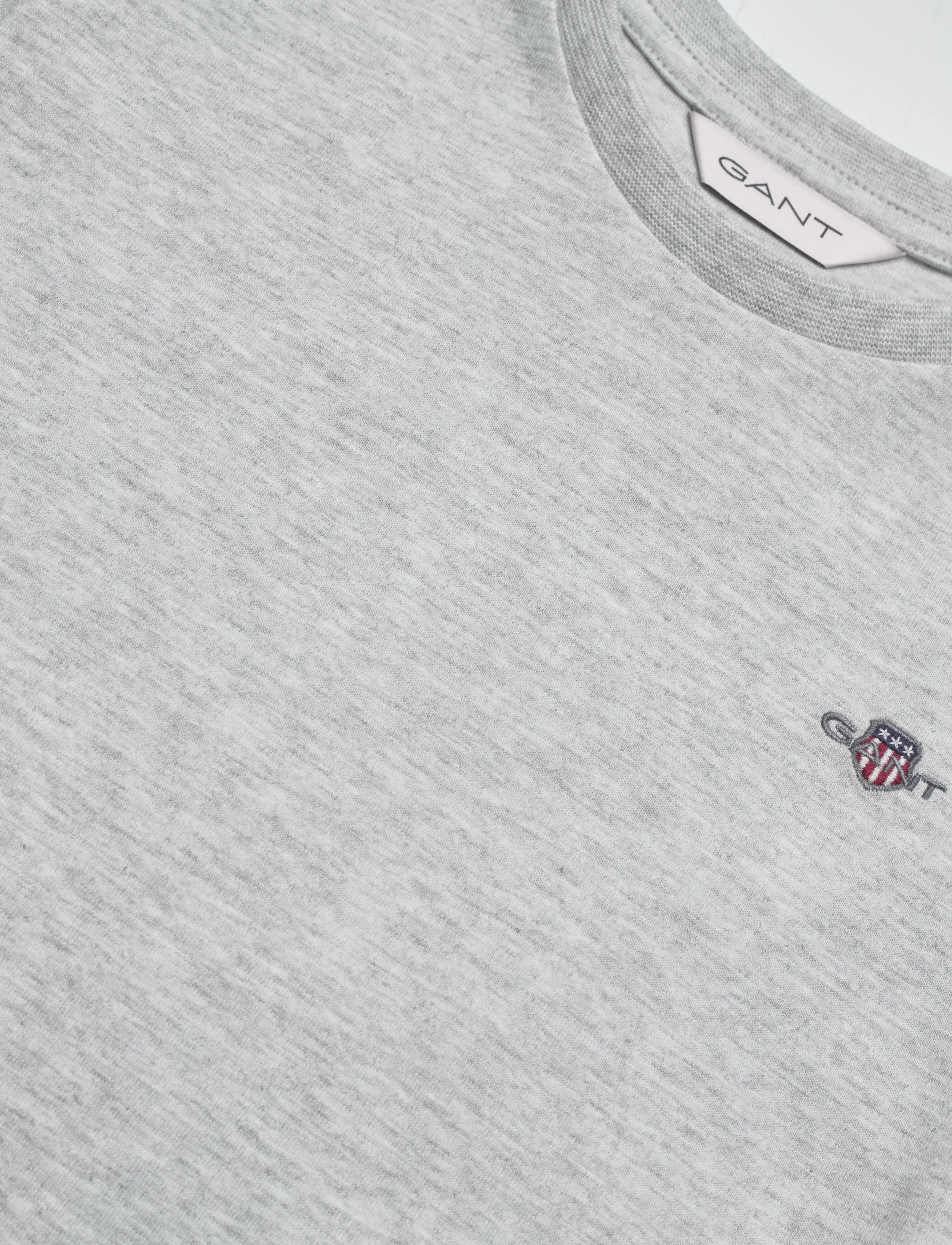 Gant Kids - Shield SS T-Shirt - lühikeste varrukatega t-särgid - grey melange - 2