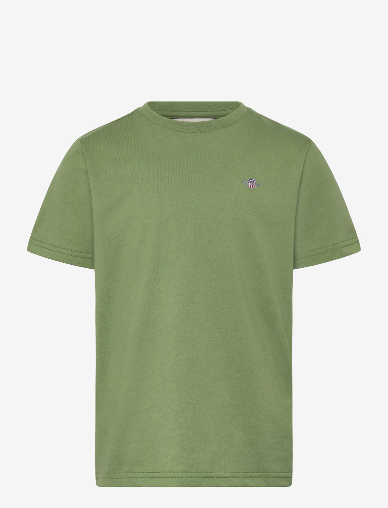 Gant Kids - Shield SS T-Shirt - kortærmede t-shirts - herb green - 0
