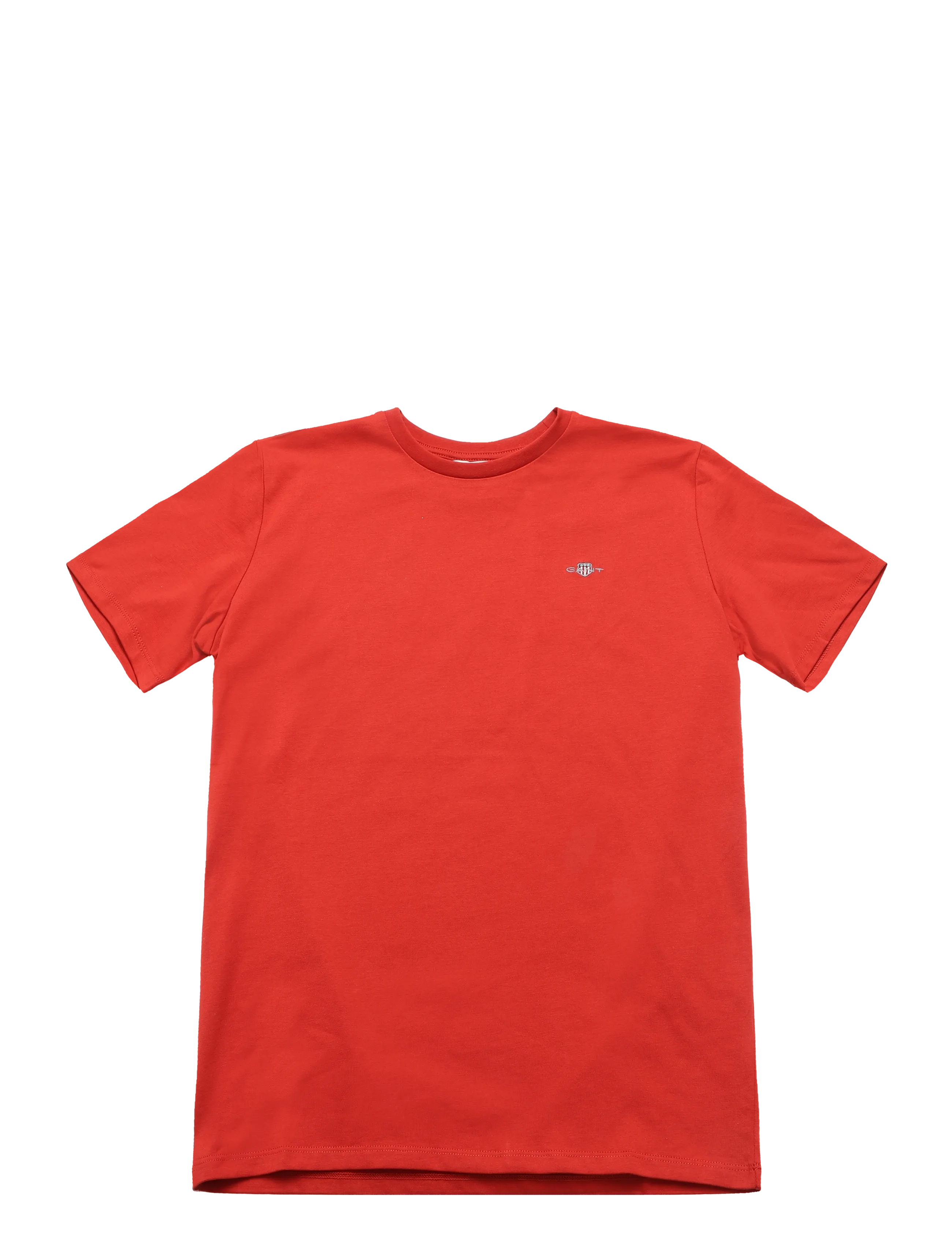 Gant Kids Shield SS T-Shirt - Oberteile & T-Shirts - MAPLE FIRE / coral
