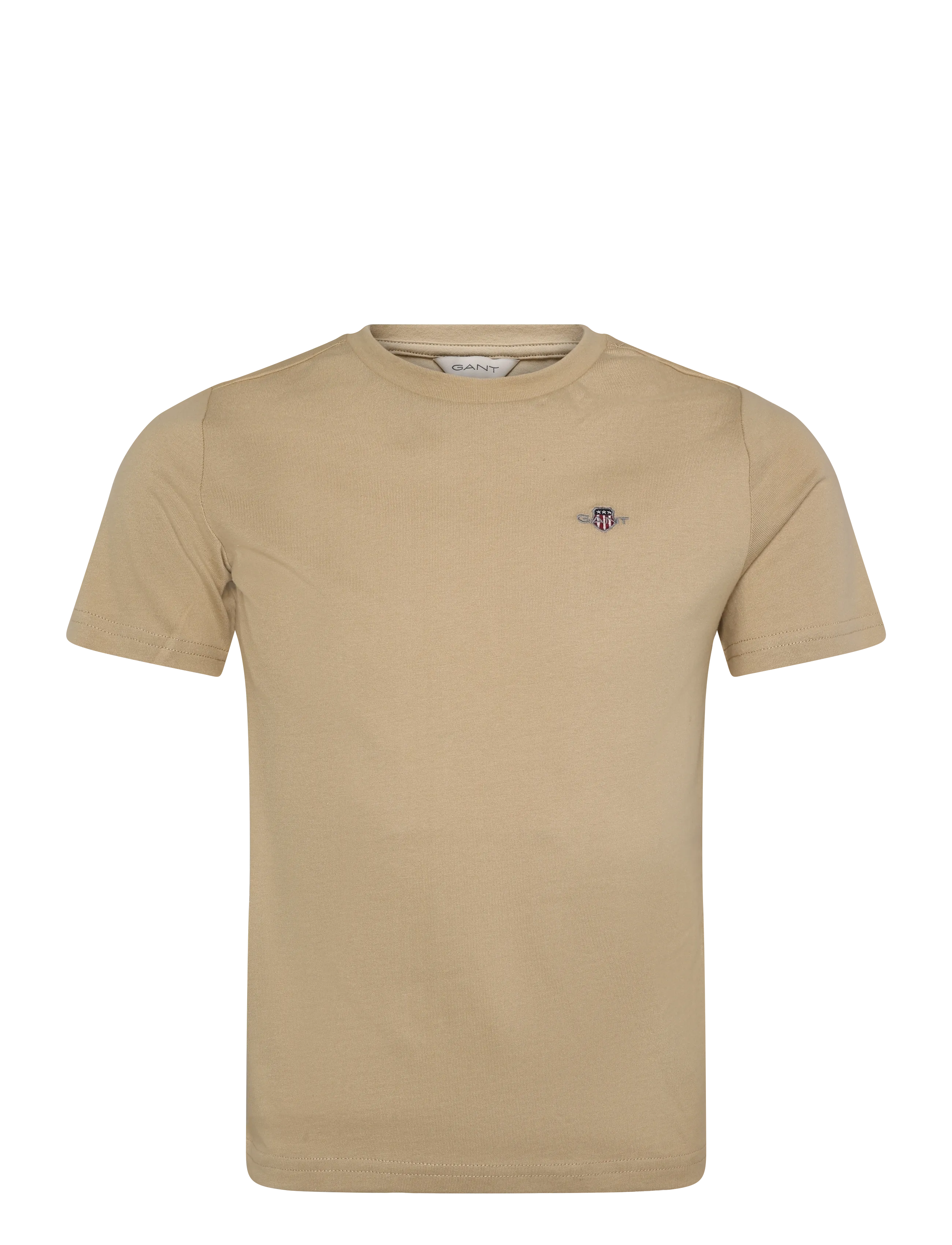 Gant Kids Shield SS T-Shirt - Shop efter størrelse - OAT BEIGE / beige