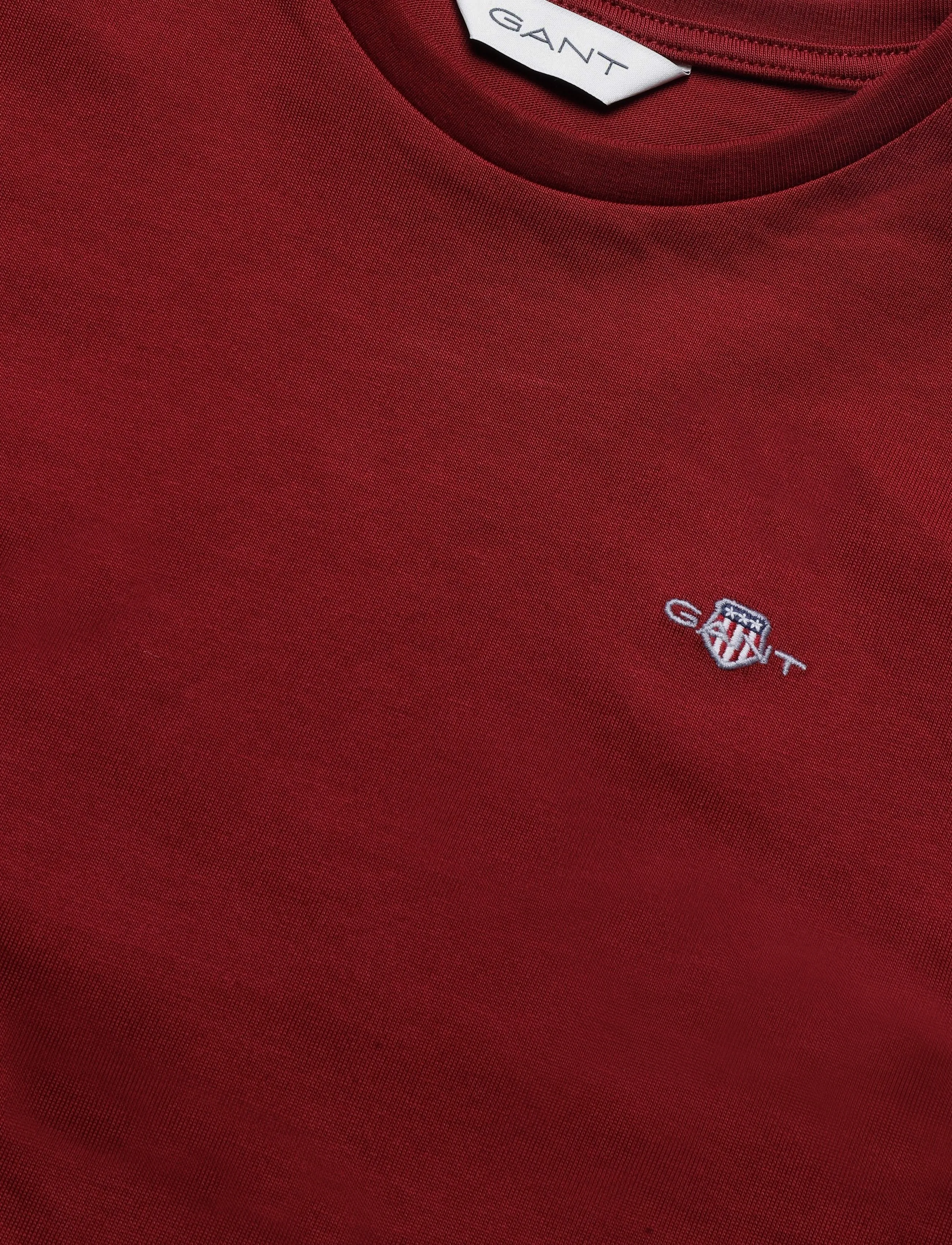 Gant Kids - Shield SS T-Shirt - short-sleeved t-shirts - plumped red - 2