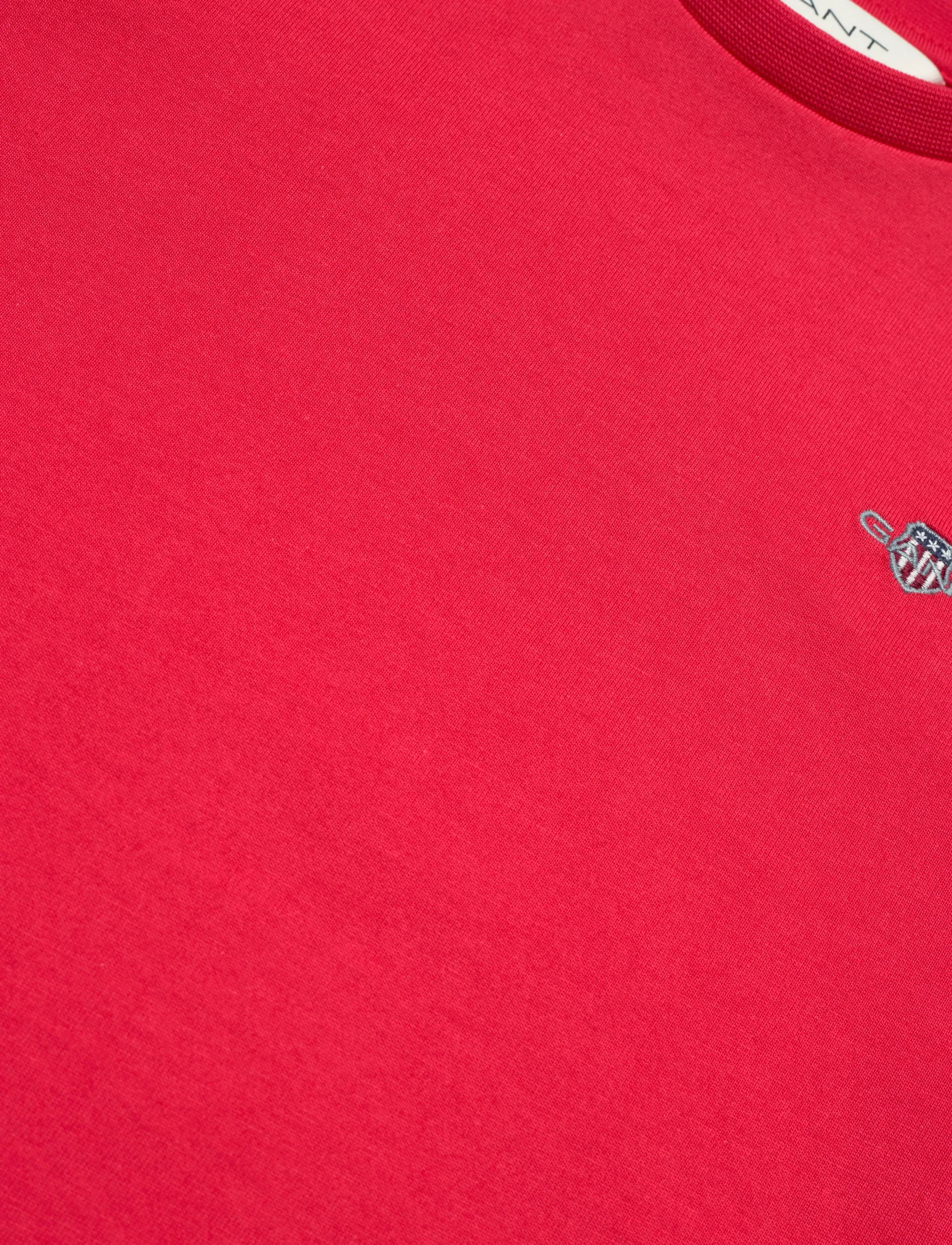 Gant Kids - Shield SS T-Shirt - lühikeste varrukatega t-särgid - rose red - 2
