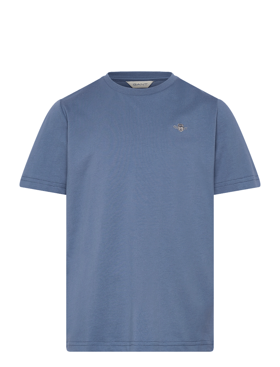 Gant Kids - Shield SS T-Shirt - lühikeste varrukatega t-särgid - salty sea - 0