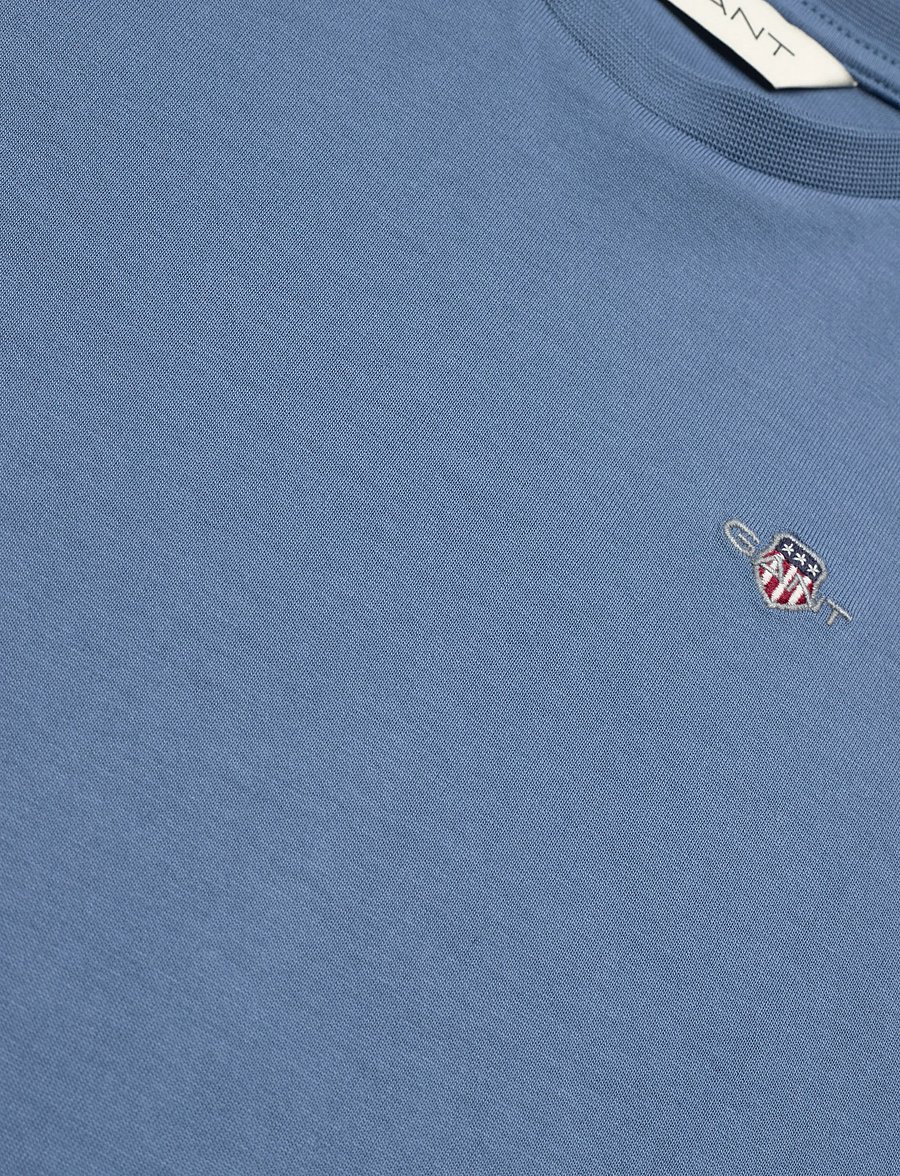 Gant Kids - Shield SS T-Shirt - lühikeste varrukatega t-särgid - salty sea - 2