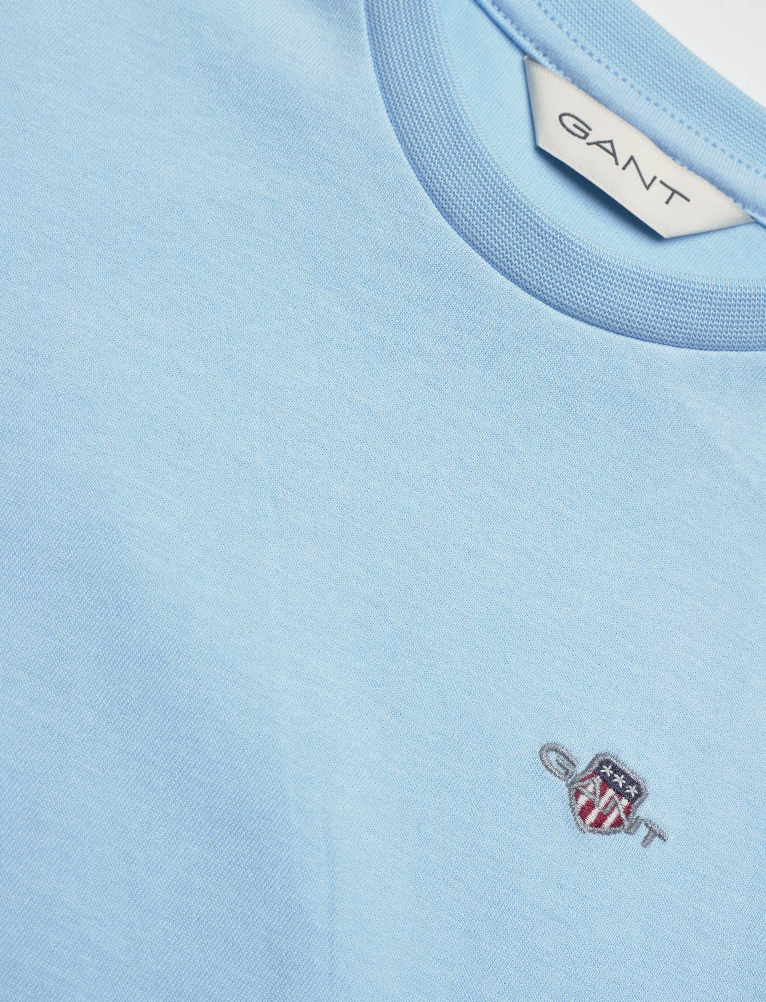 Gant Kids - Shield SS T-Shirt - lühikeste varrukatega t-särgid - sky blue - 2