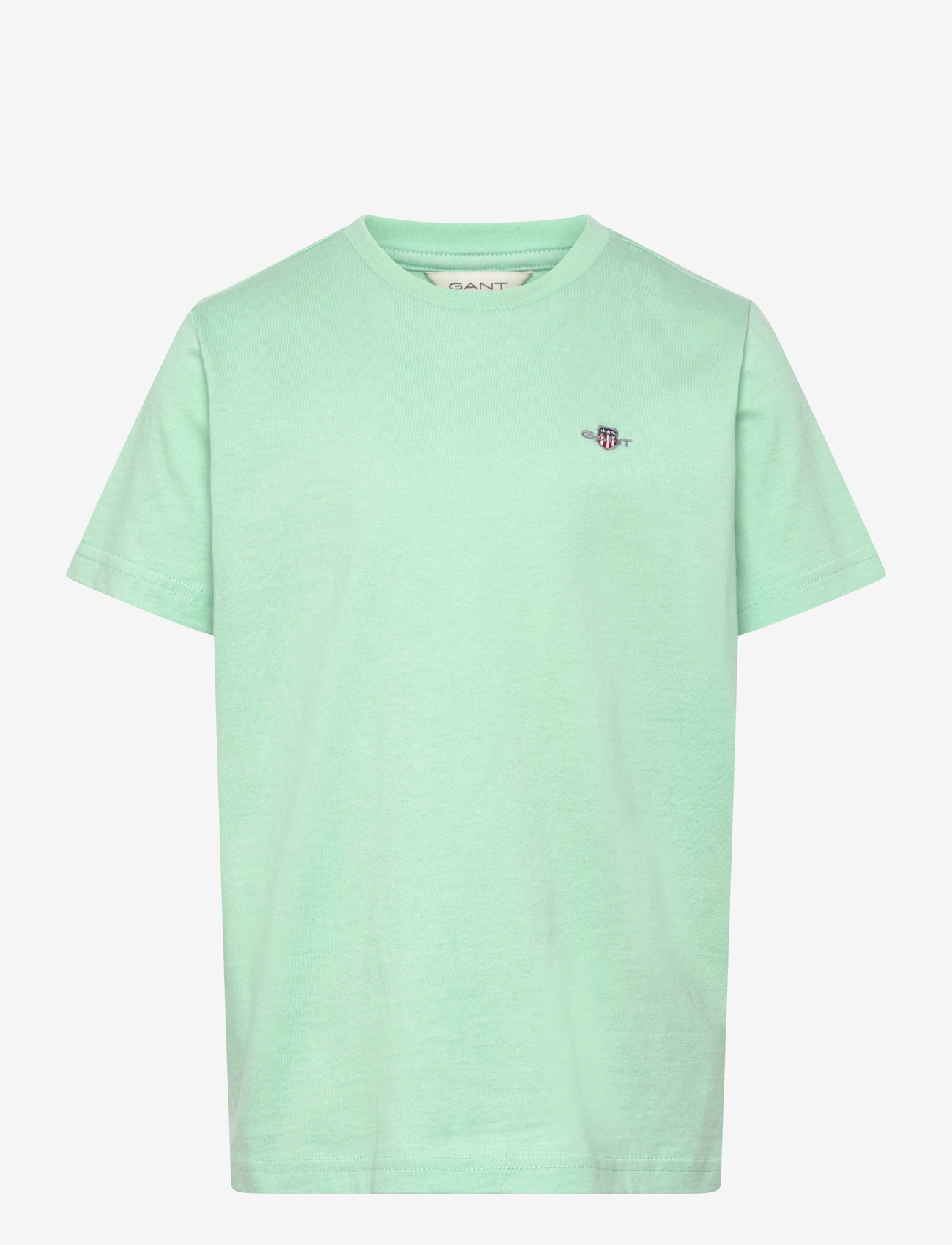 Gant Kids - Shield SS T-Shirt - kortærmede t-shirts - washed turquoise - 0