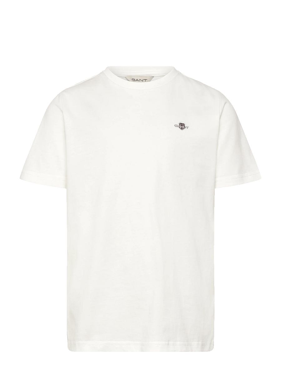 Gant Kids - Shield SS T-Shirt - kurzärmelige - white - 0