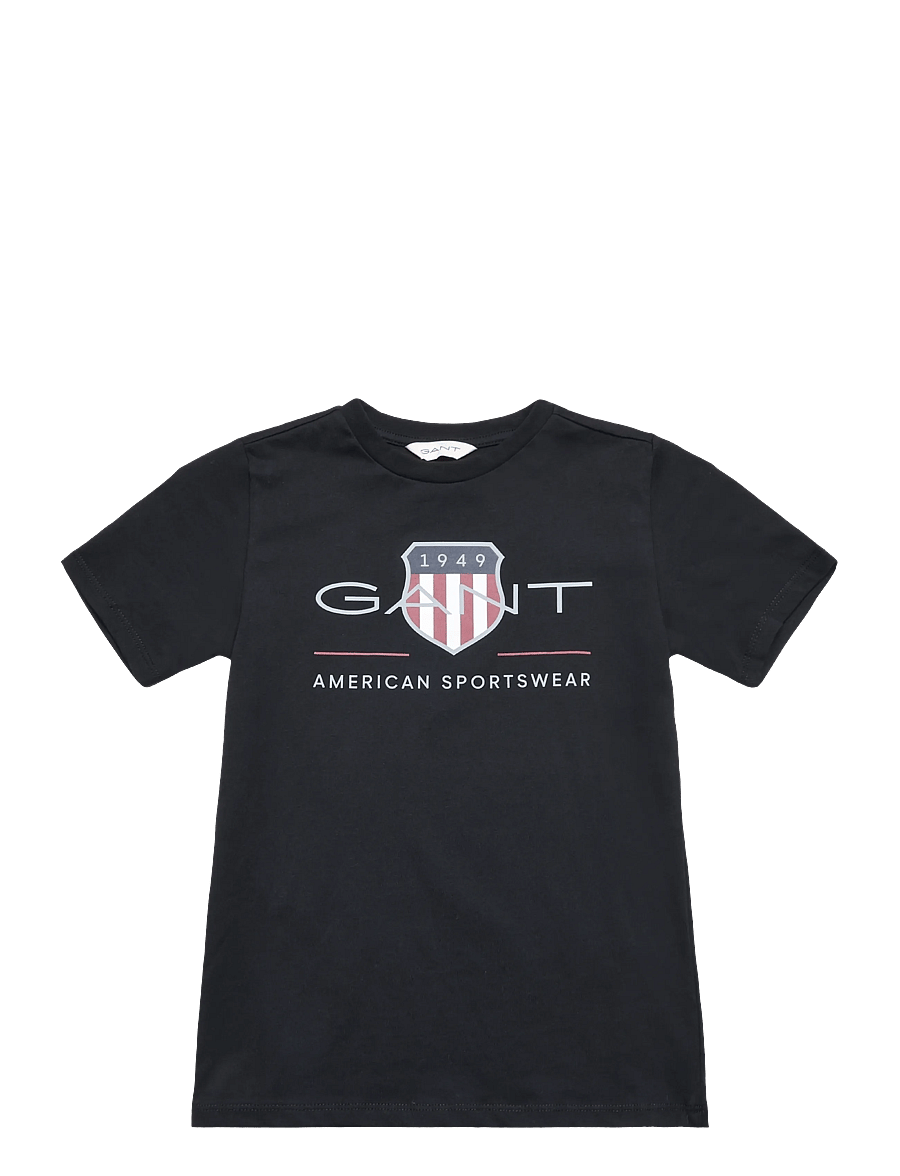 Gant Kids - Archive Shield SS T-Shirt - kurzärmelige - black - 0