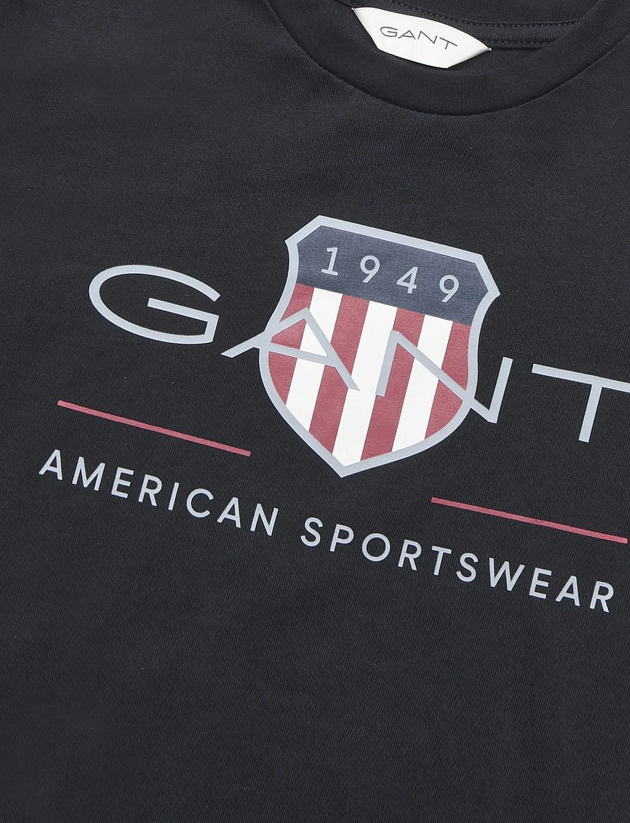 Gant Kids - Archive Shield SS T-Shirt - kurzärmelige - black - 2