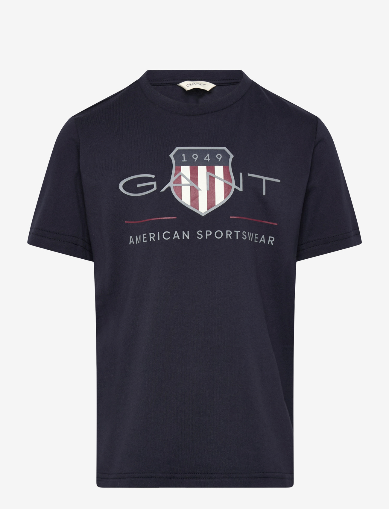 Gant Kids - Archive Shield SS T-Shirt - kortærmede t-shirts - evening blue - 0