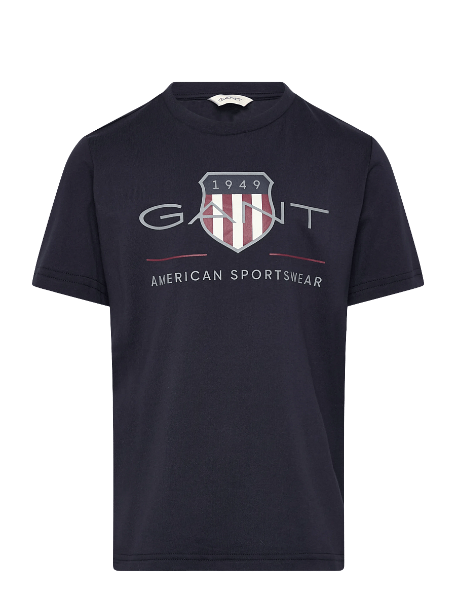 Gant Kids - Archive Shield SS T-Shirt - kurzärmelige - evening blue - 0