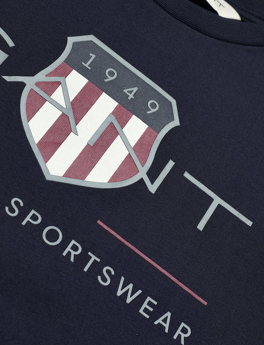 Gant Kids - Archive Shield SS T-Shirt - kurzärmelige - evening blue - 2